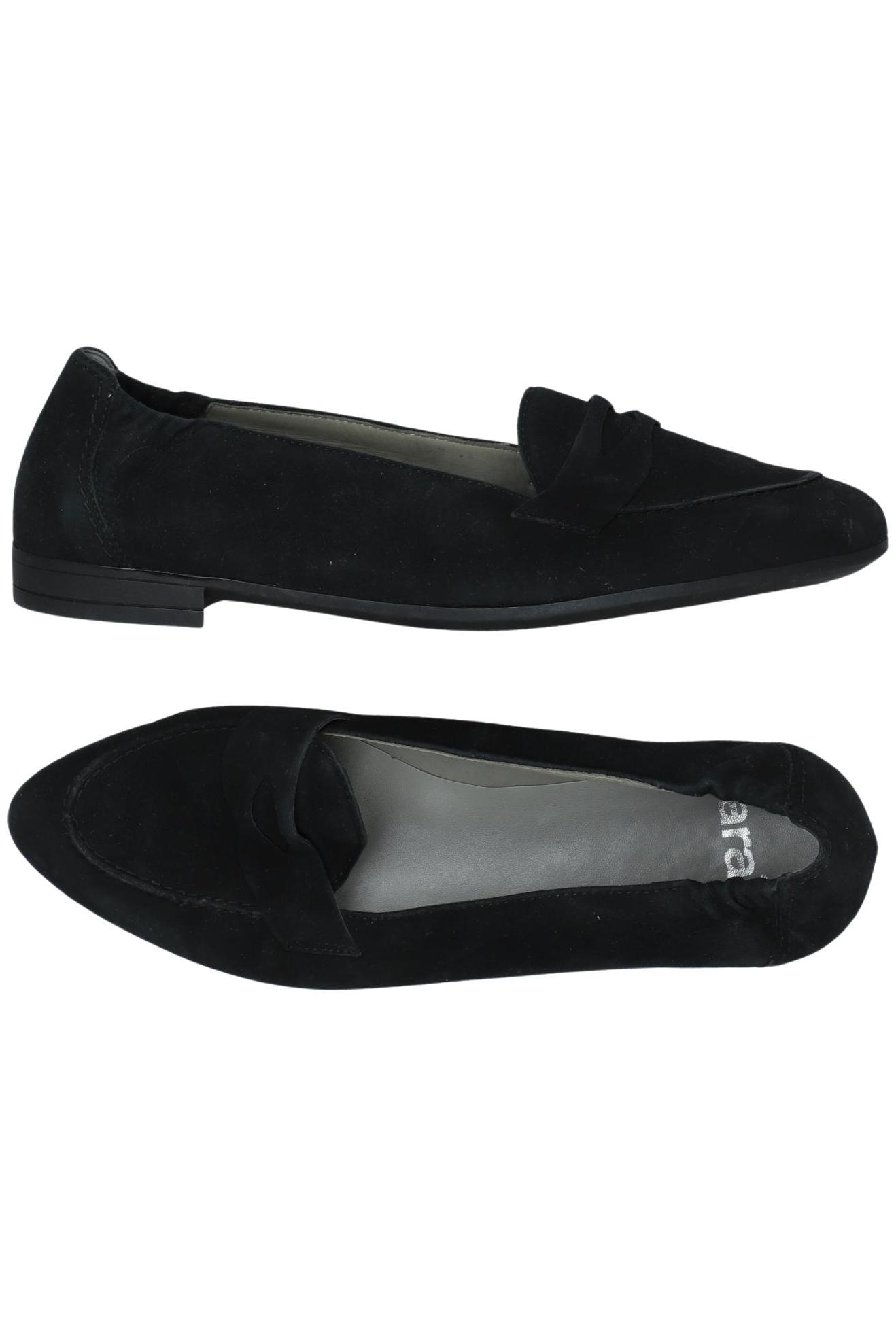 

Ara Damen Halbschuh, schwarz, Gr. 6.5