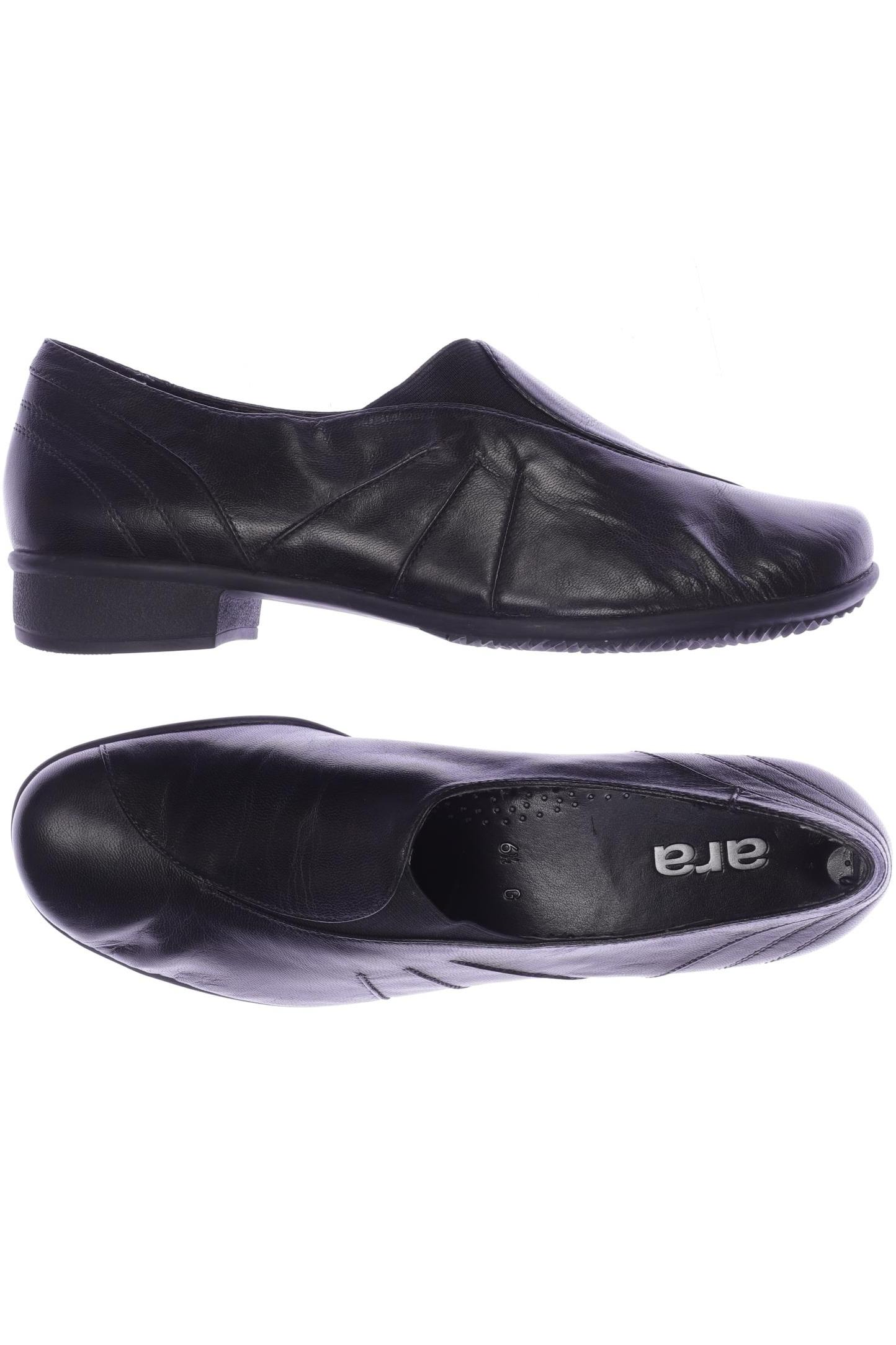 

Ara Damen Halbschuh, schwarz, Gr. 6.5