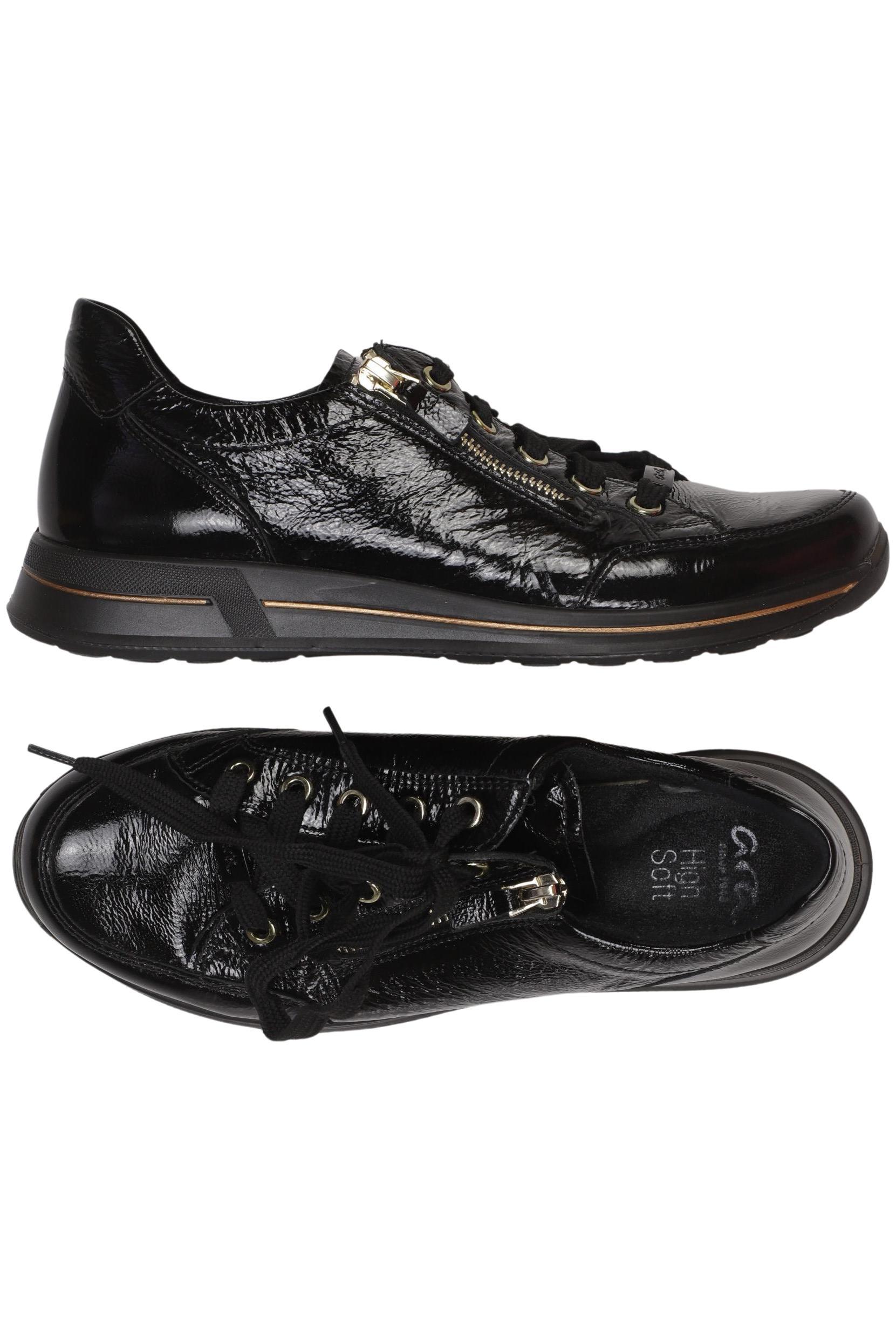 

Ara Damen Halbschuh, schwarz, Gr. 5.5