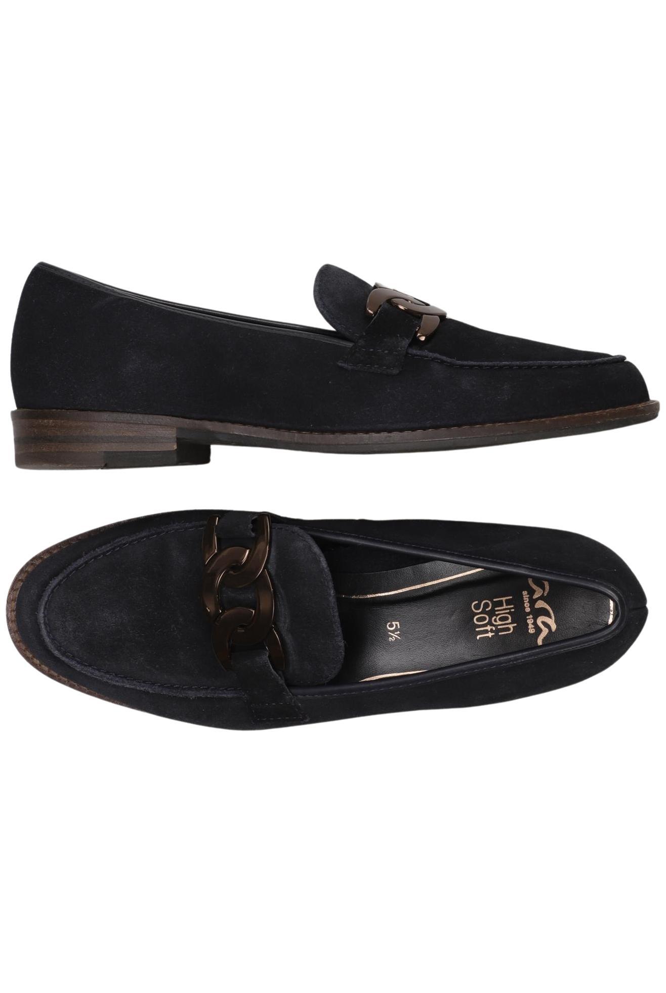 

Ara Damen Halbschuh, marineblau, Gr. 5.5