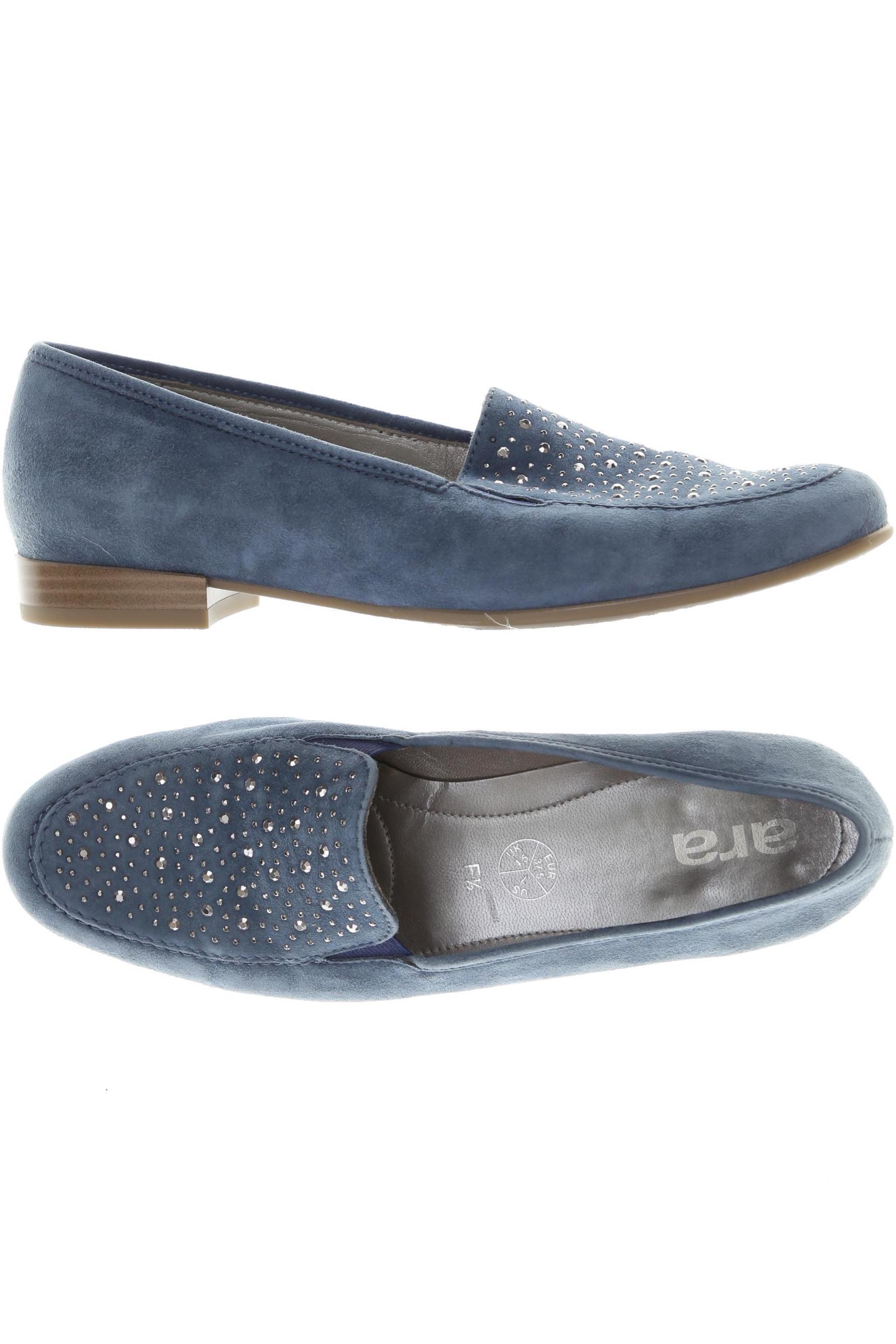 

Ara Damen Halbschuh, blau, Gr. 37.5
