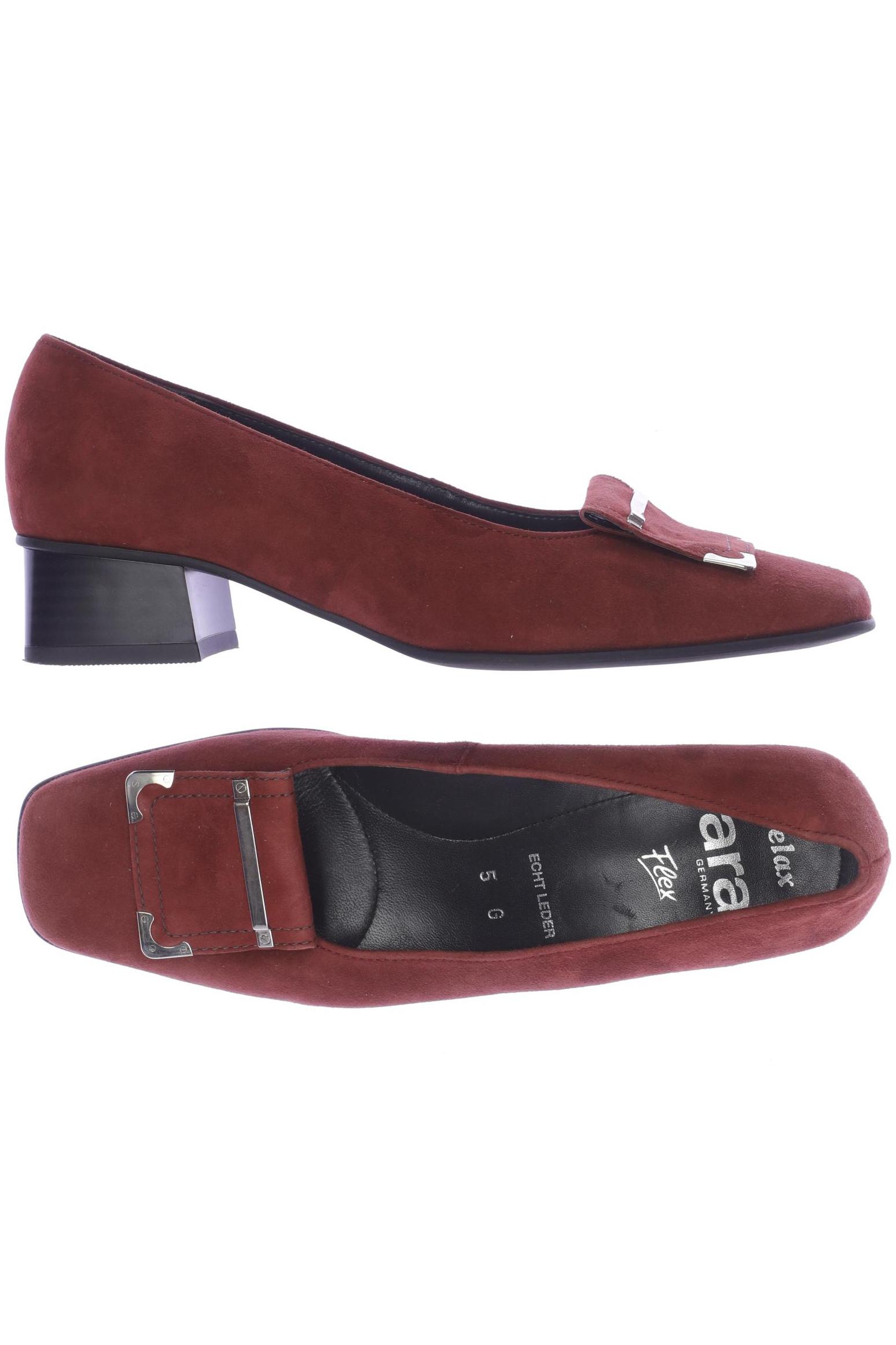 

Ara Damen Halbschuh, bordeaux, Gr. 5