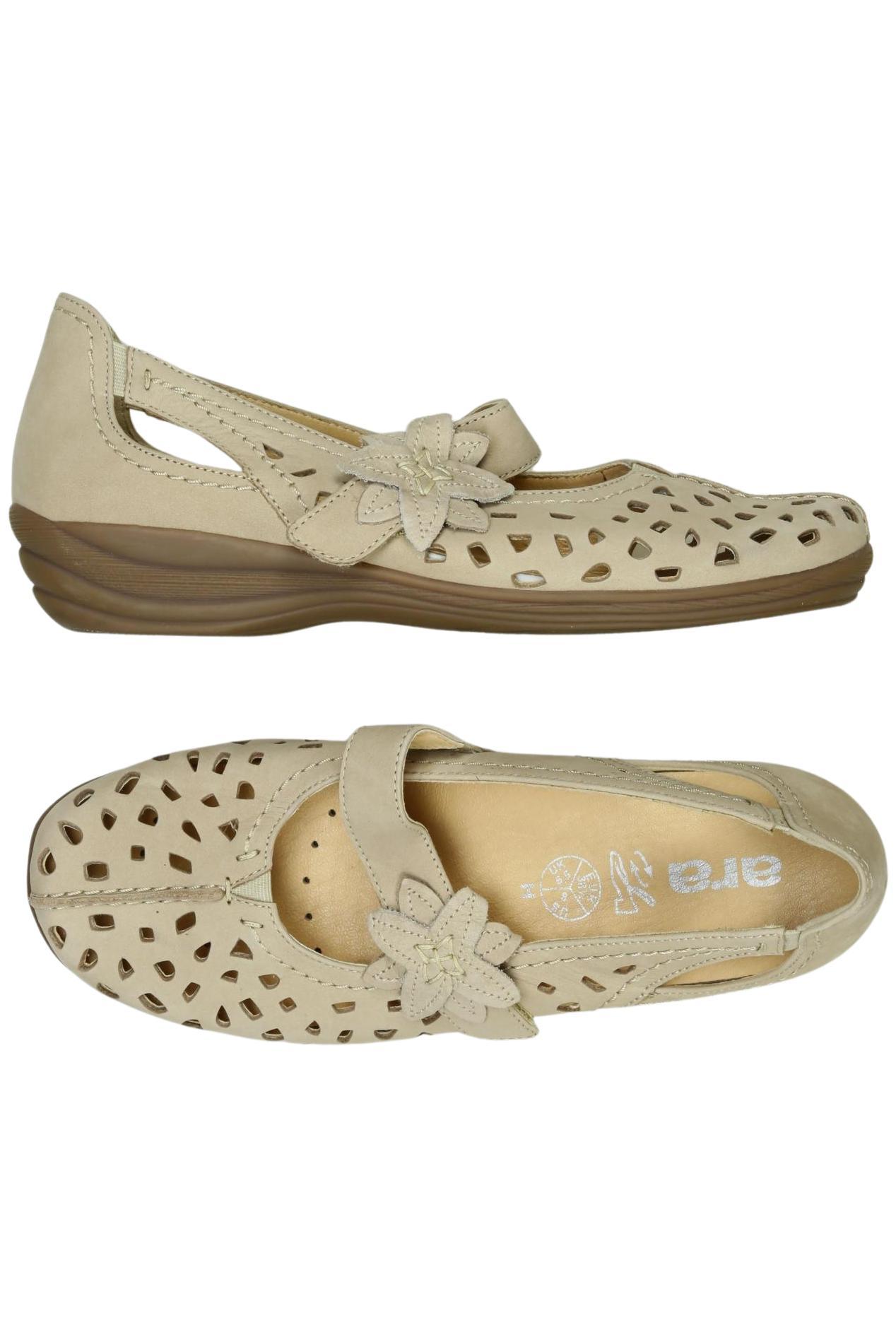 

Ara Damen Halbschuh, beige, Gr. 5.5