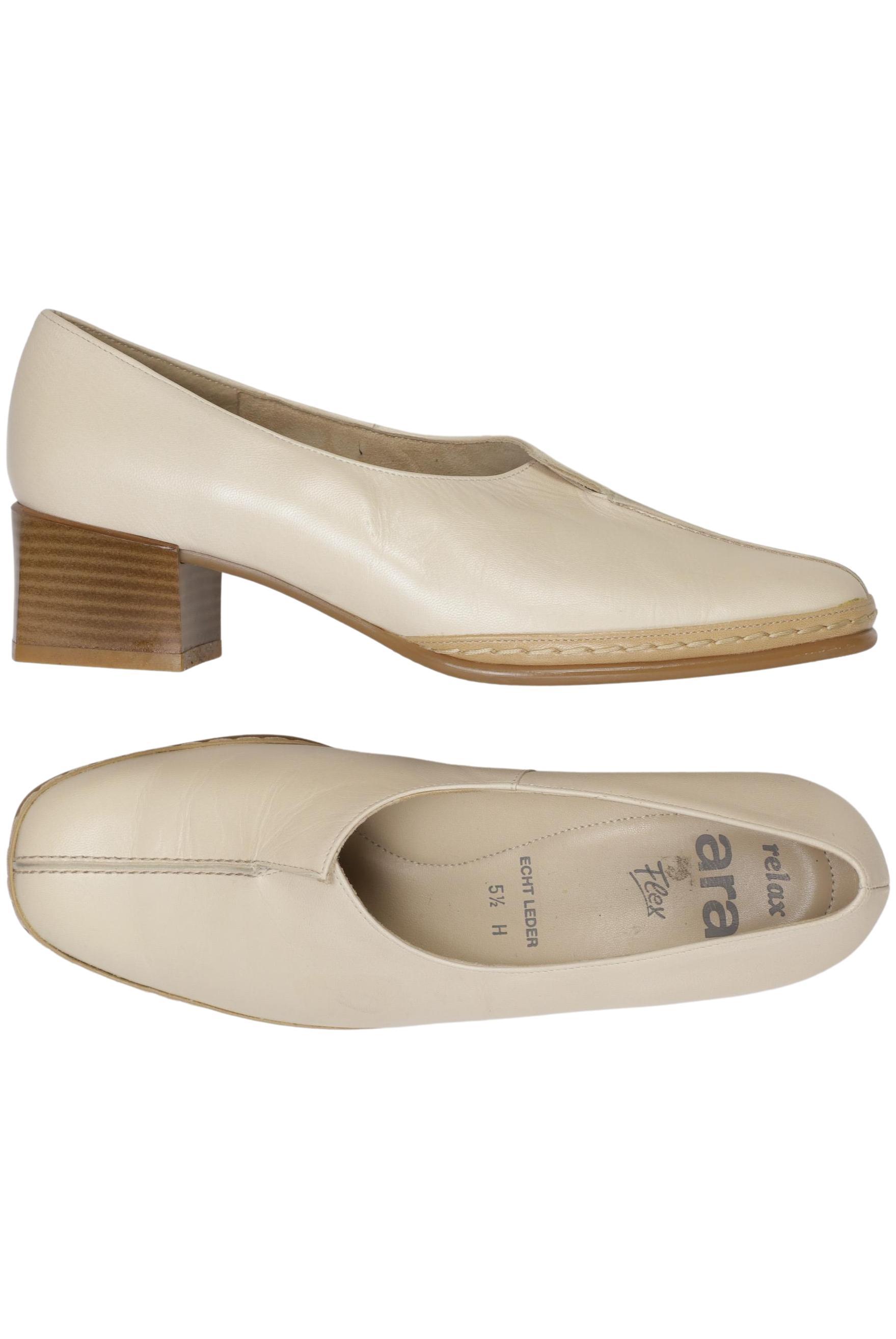 

Ara Damen Halbschuh, cremeweiß, Gr. 5.5