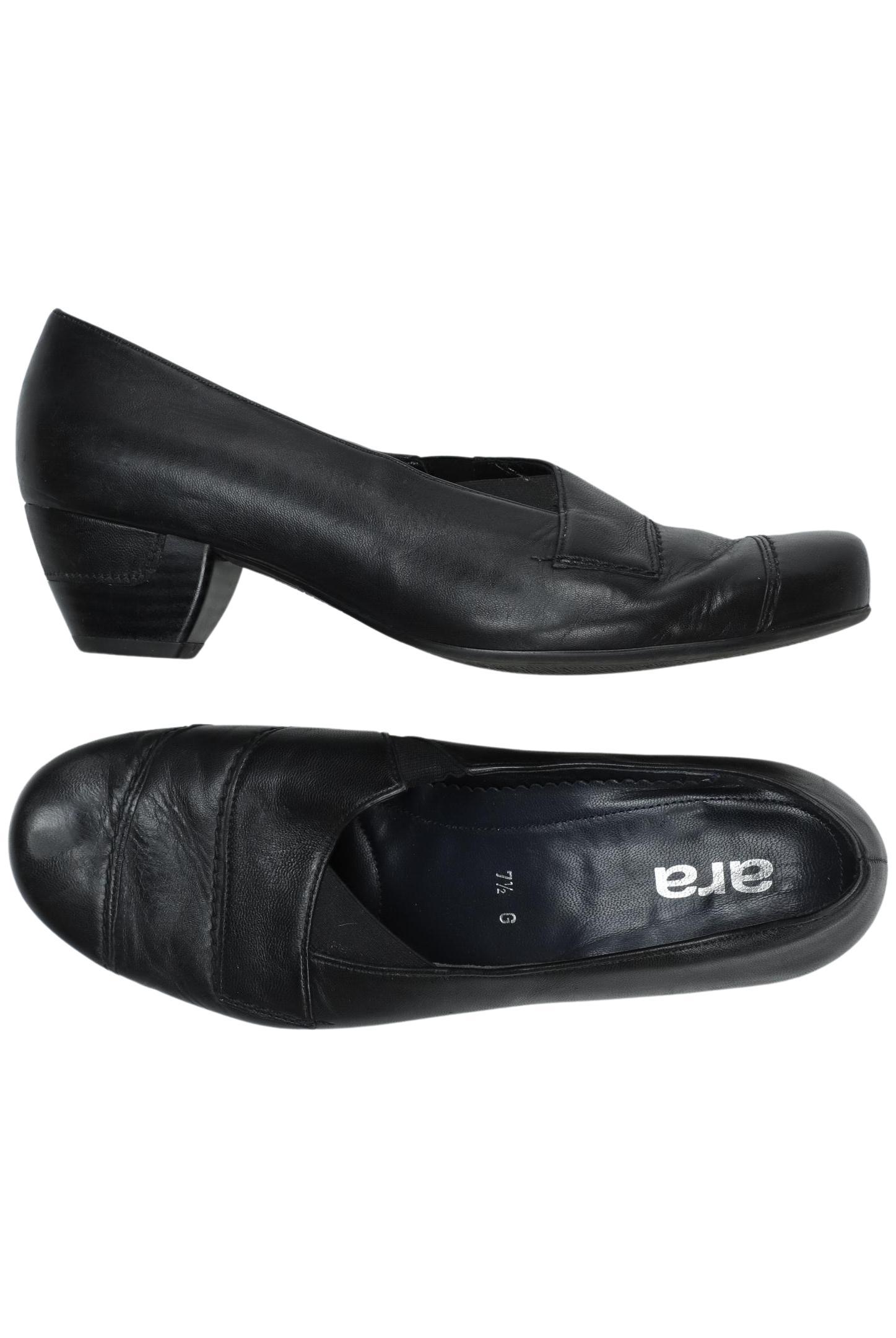

Ara Damen Halbschuh, schwarz, Gr. 7.5
