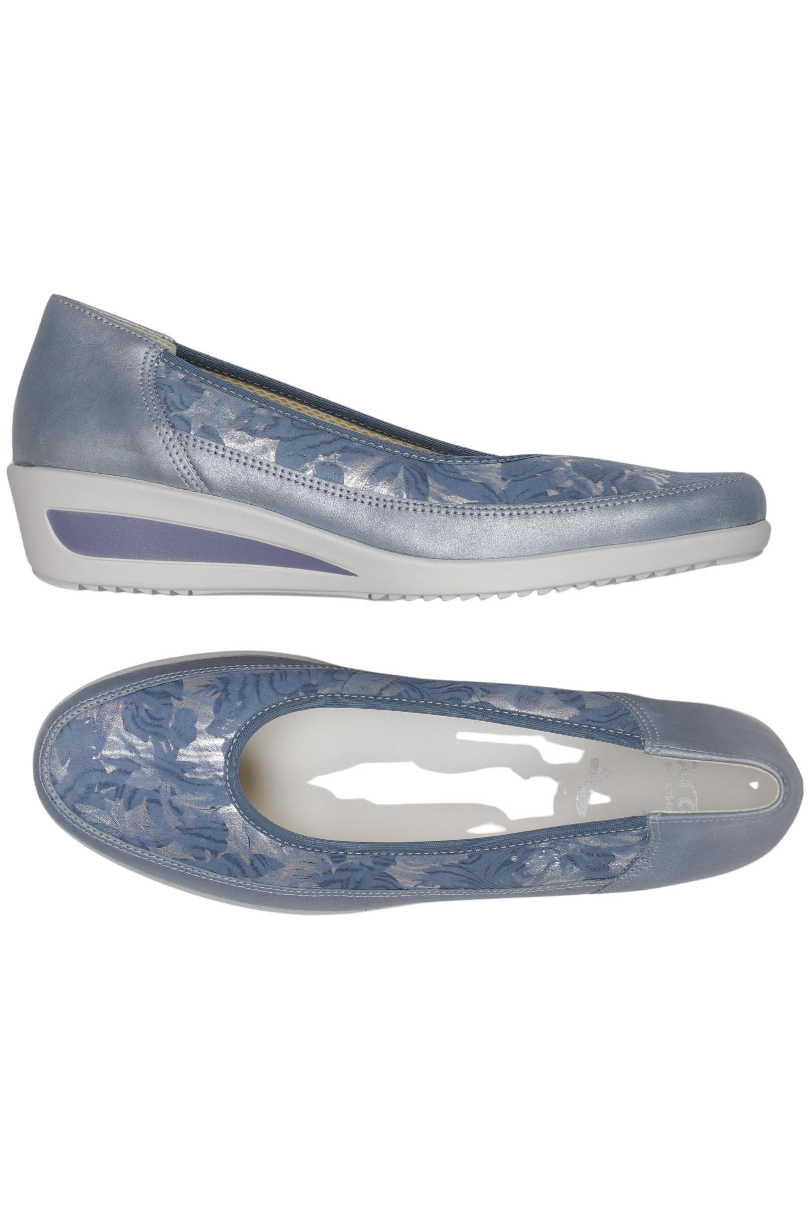 

Ara Damen Halbschuh, hellblau, Gr. 7