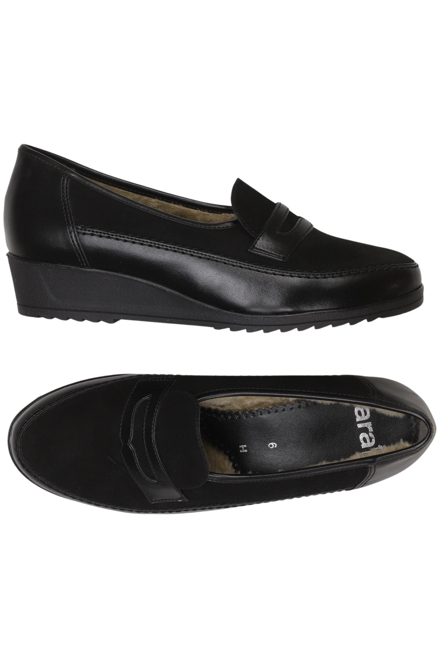 

Ara Damen Halbschuh, schwarz, Gr. 6