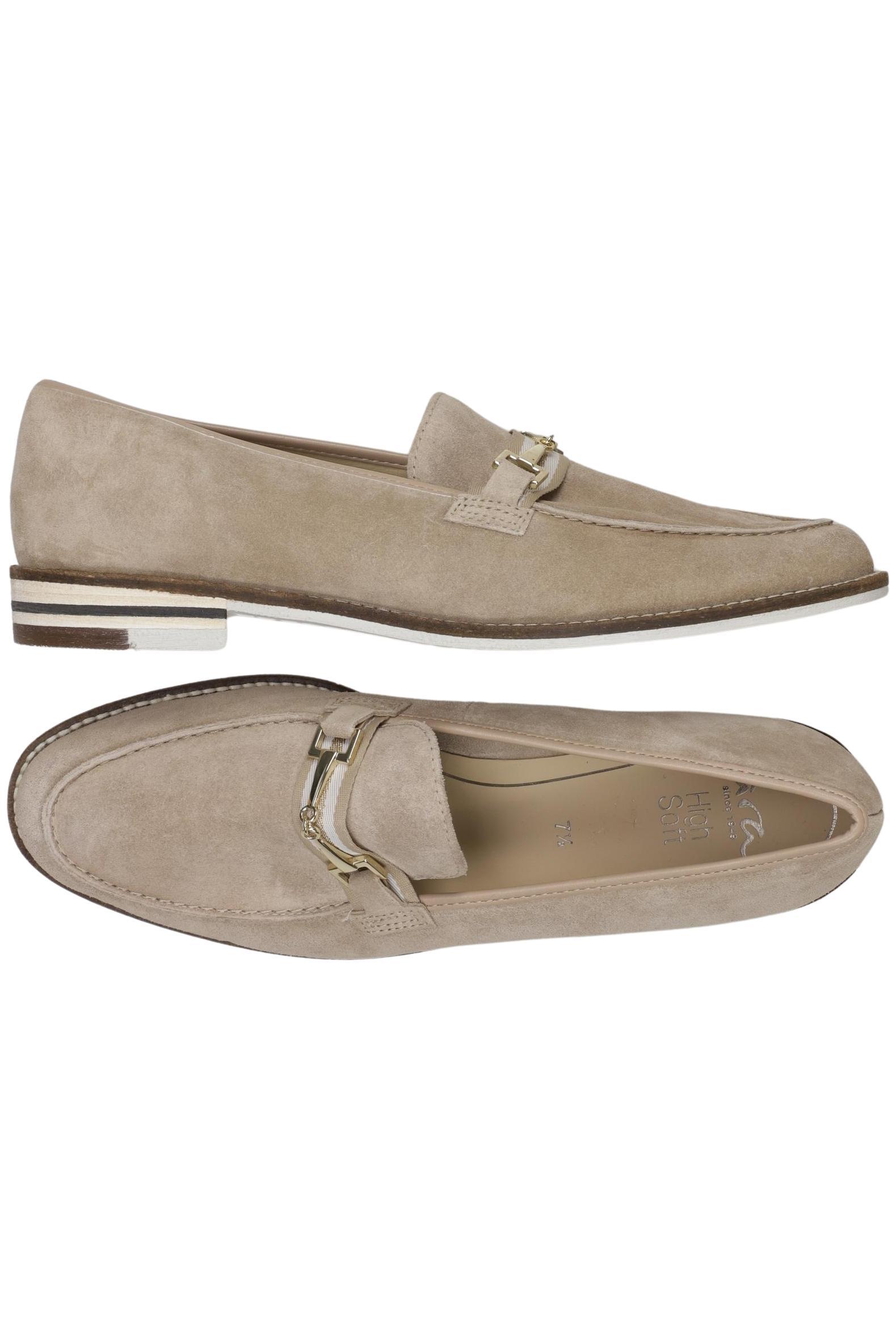 

Ara Damen Halbschuh, beige, Gr. 7.5