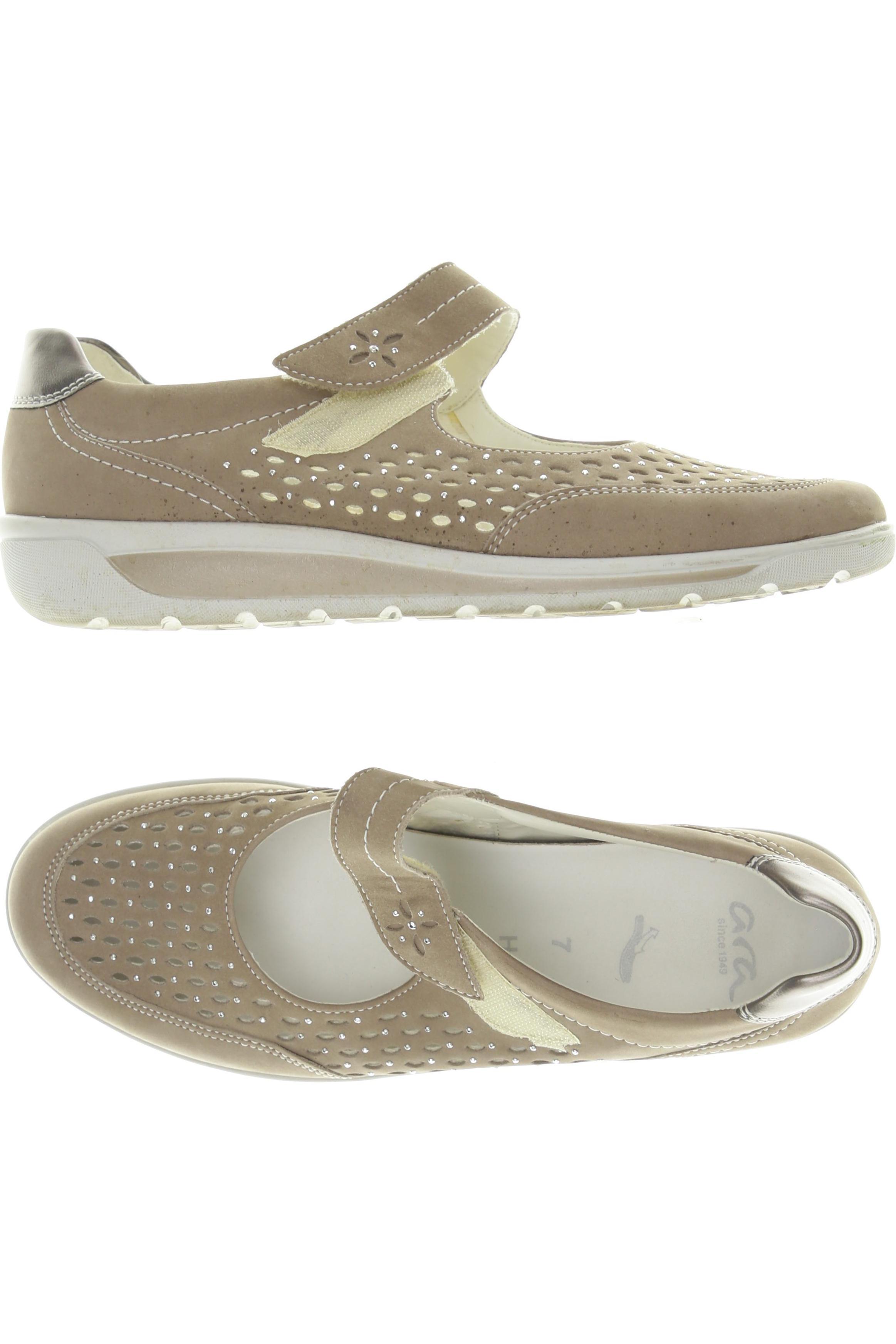 

Ara Damen Halbschuh, beige, Gr. 7