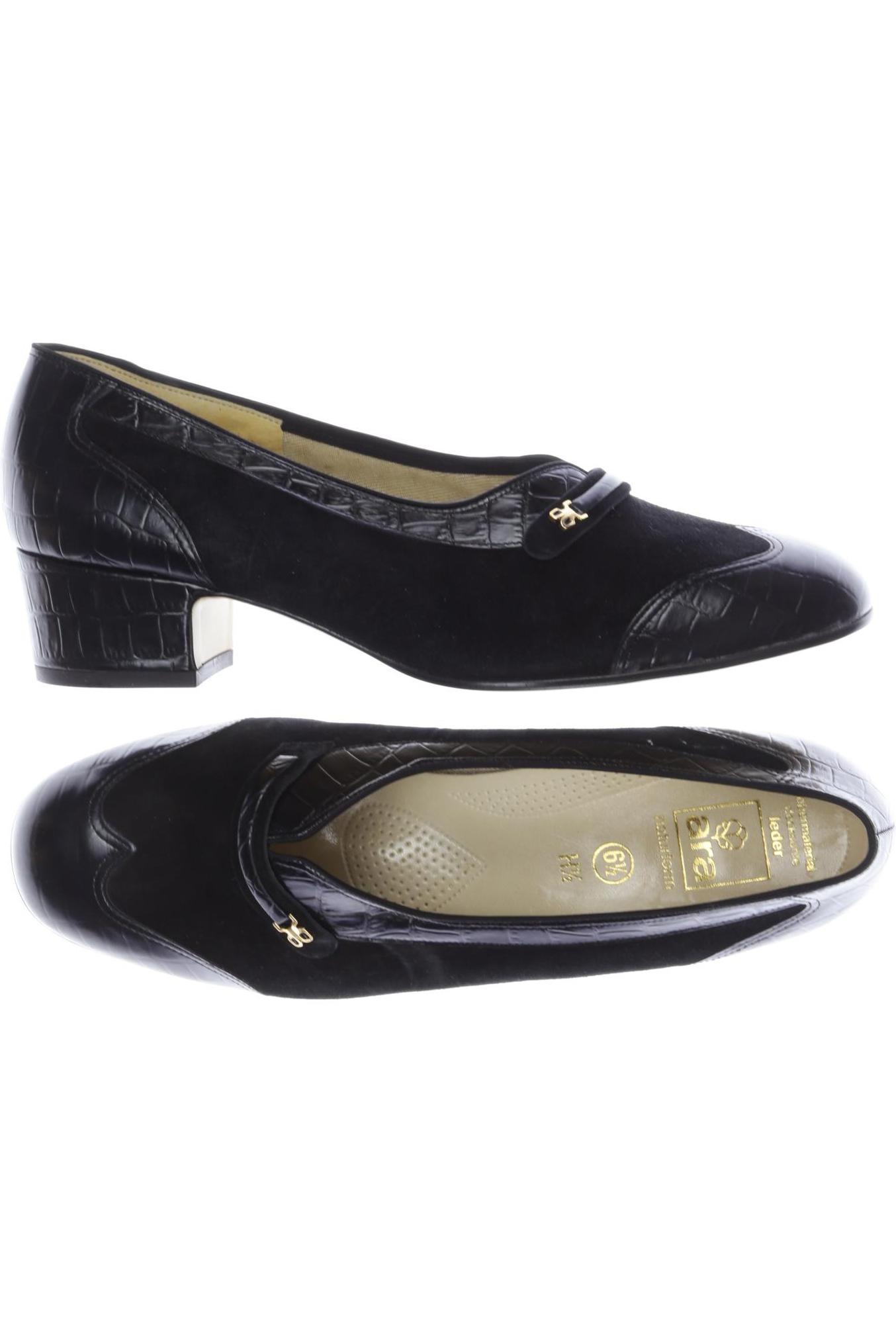 

Ara Damen Halbschuh, schwarz, Gr. 6.5