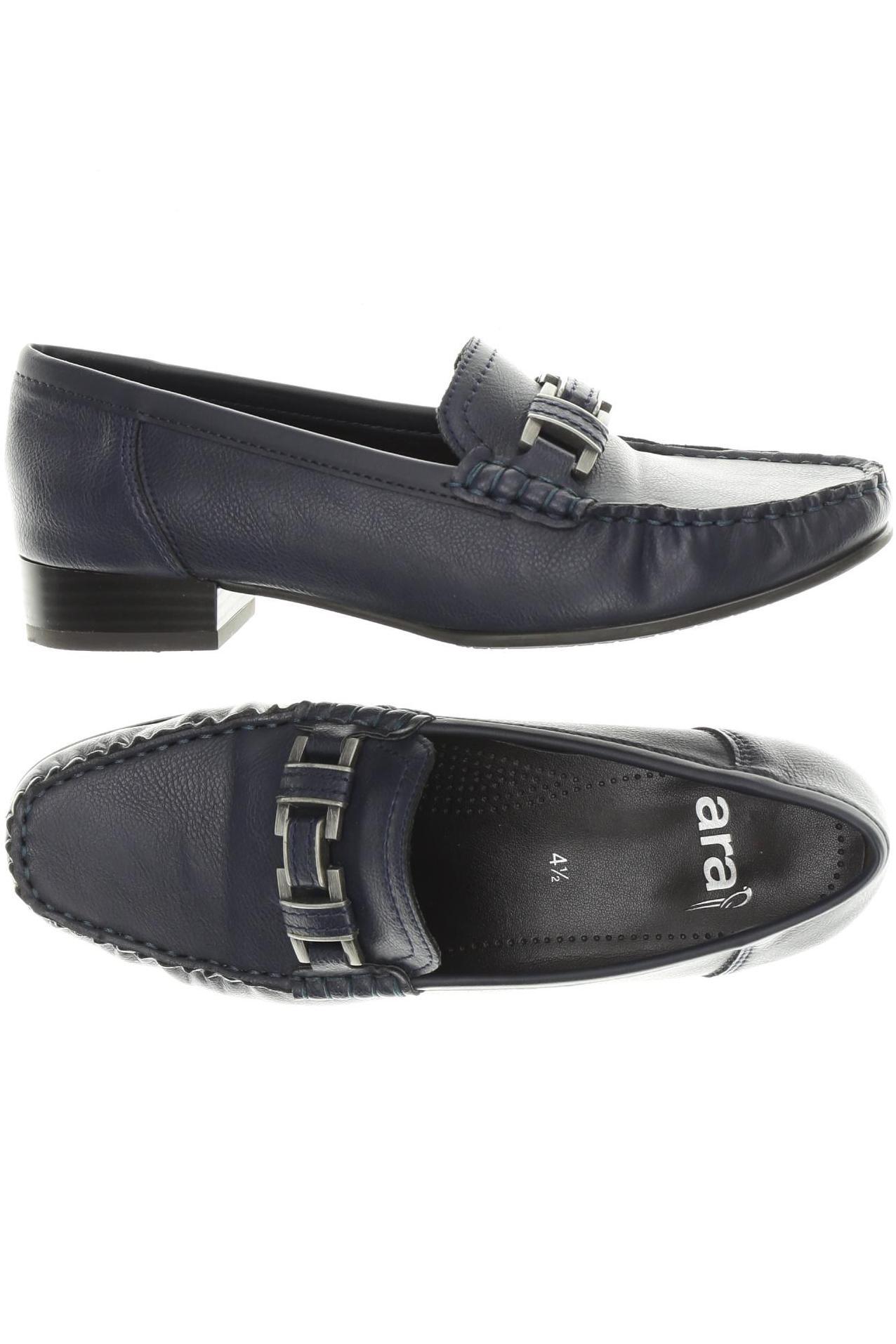 

Ara Damen Halbschuh, blau, Gr. 4.5