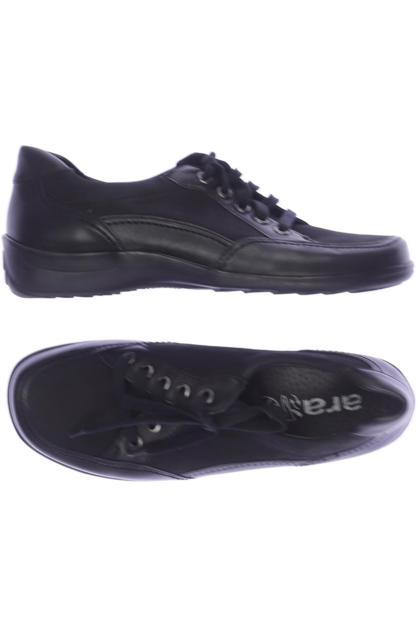 

Ara Damen Halbschuh, schwarz, Gr. 4.5