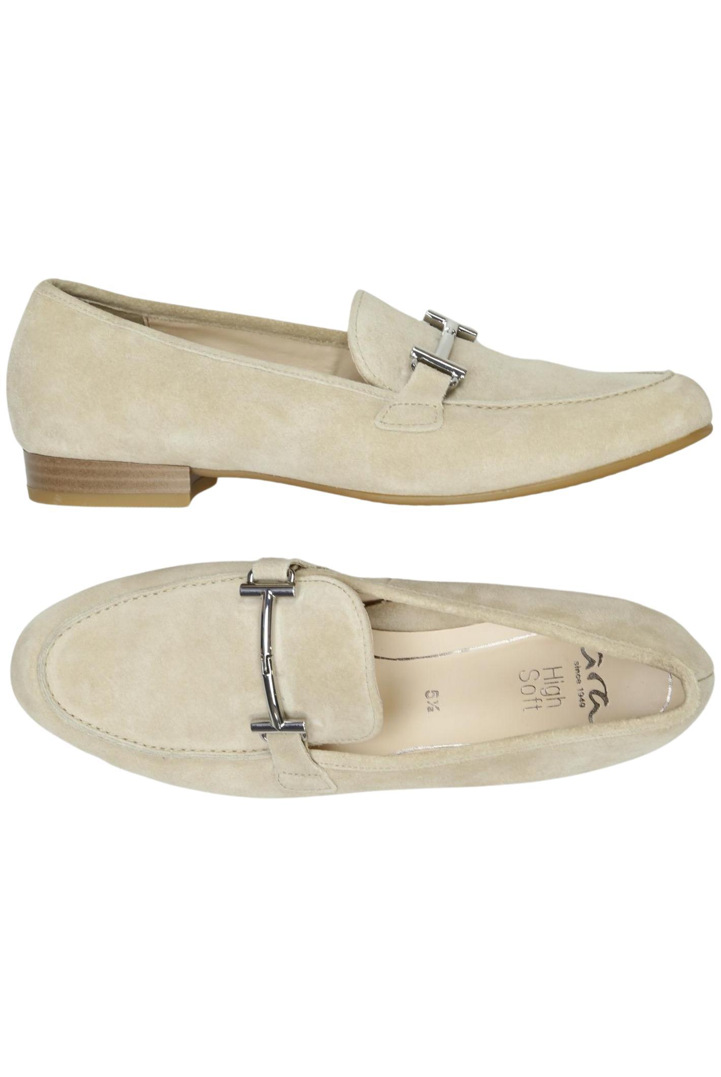 

Ara Damen Halbschuh, beige, Gr. 5.5