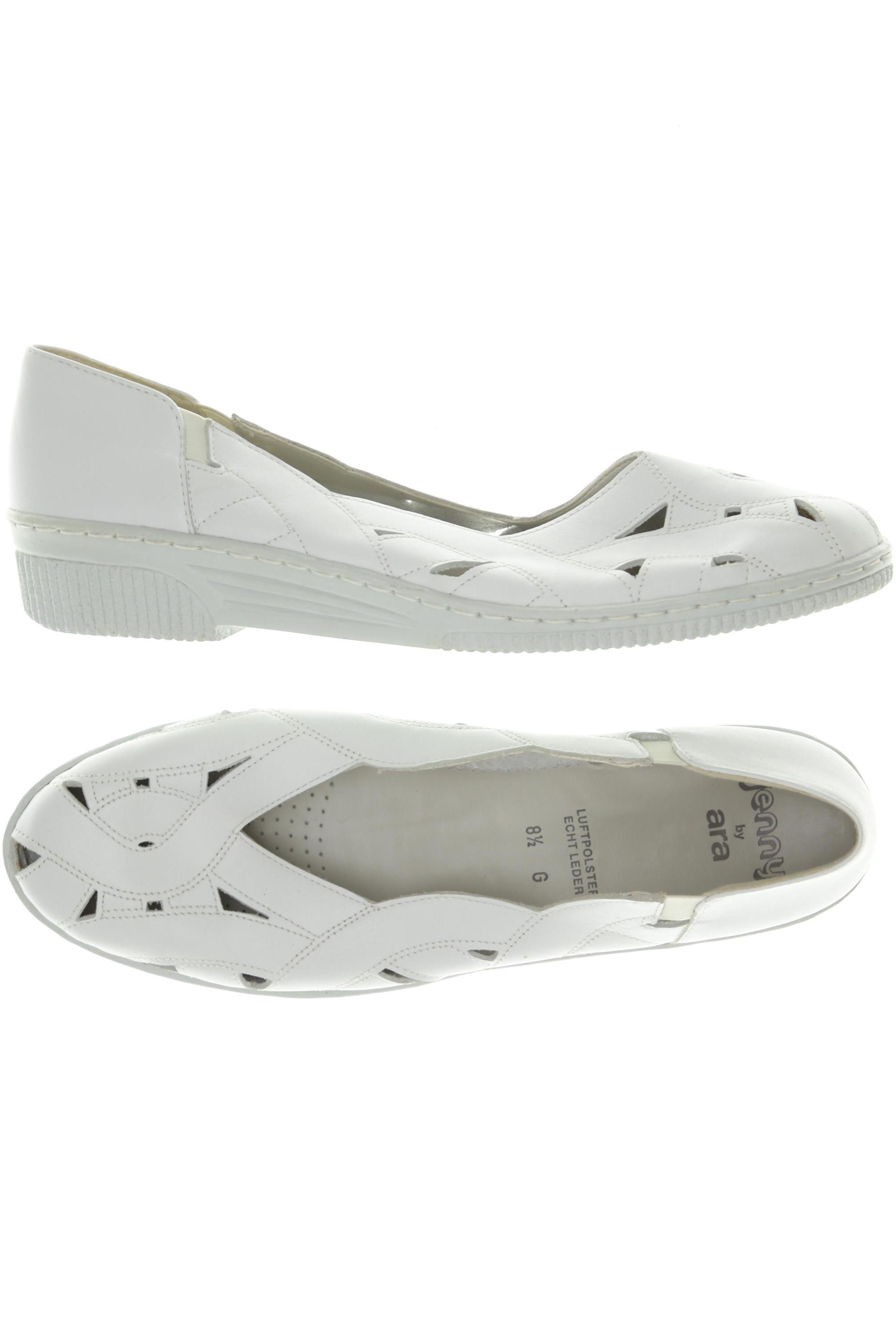 

Ara Damen Halbschuh, weiß, Gr. 8.5