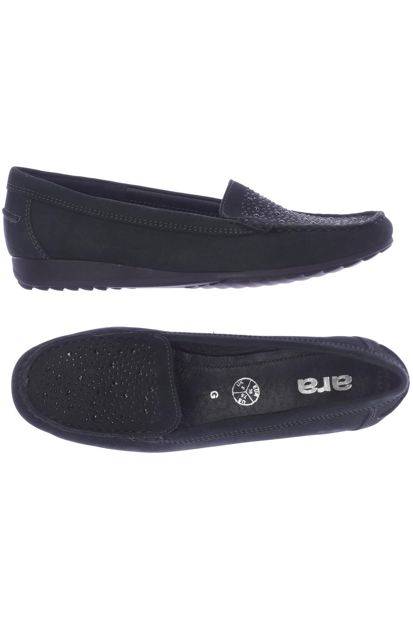 

Ara Damen Halbschuh, schwarz, Gr. 38