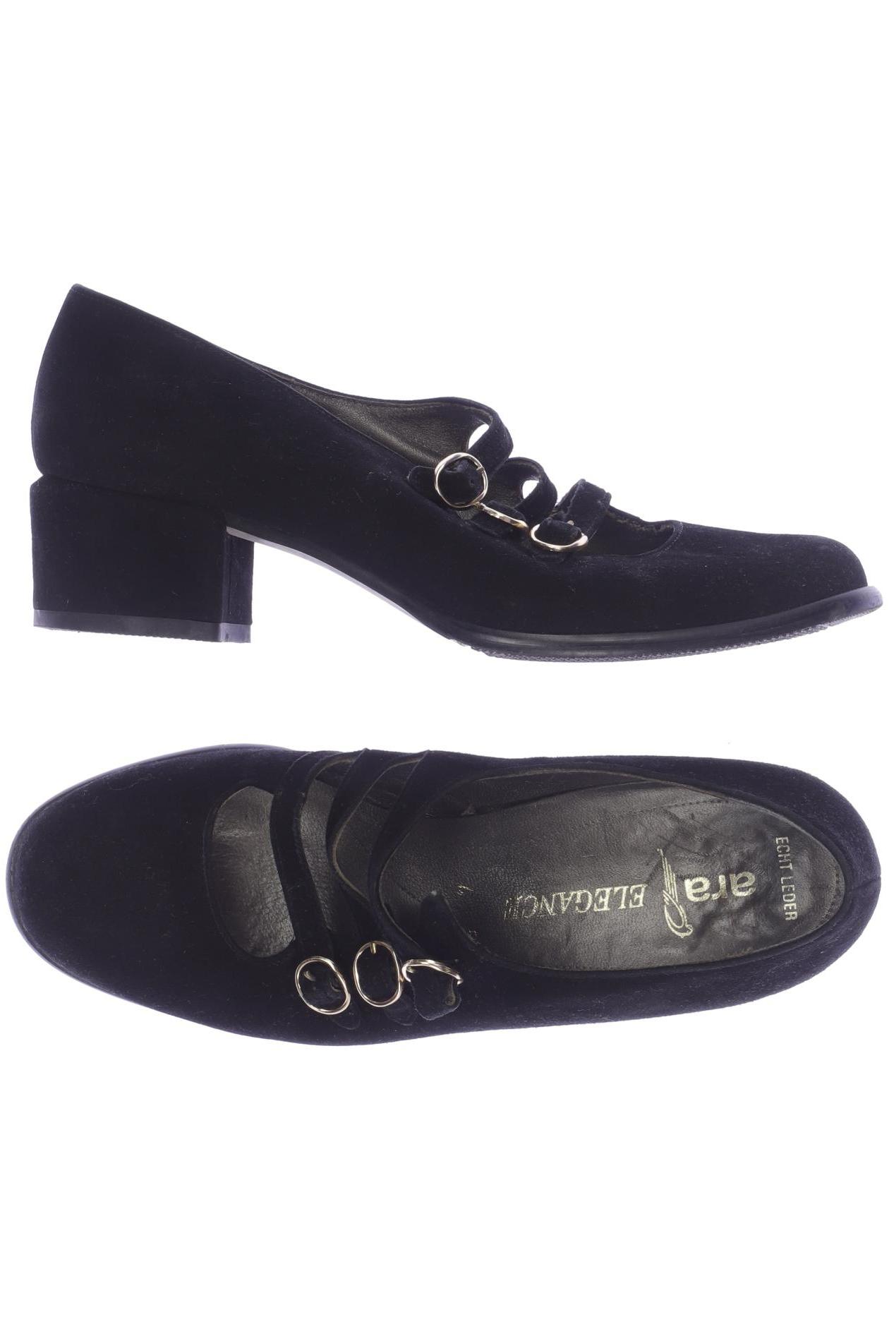 

Ara Damen Halbschuh, schwarz, Gr. 4