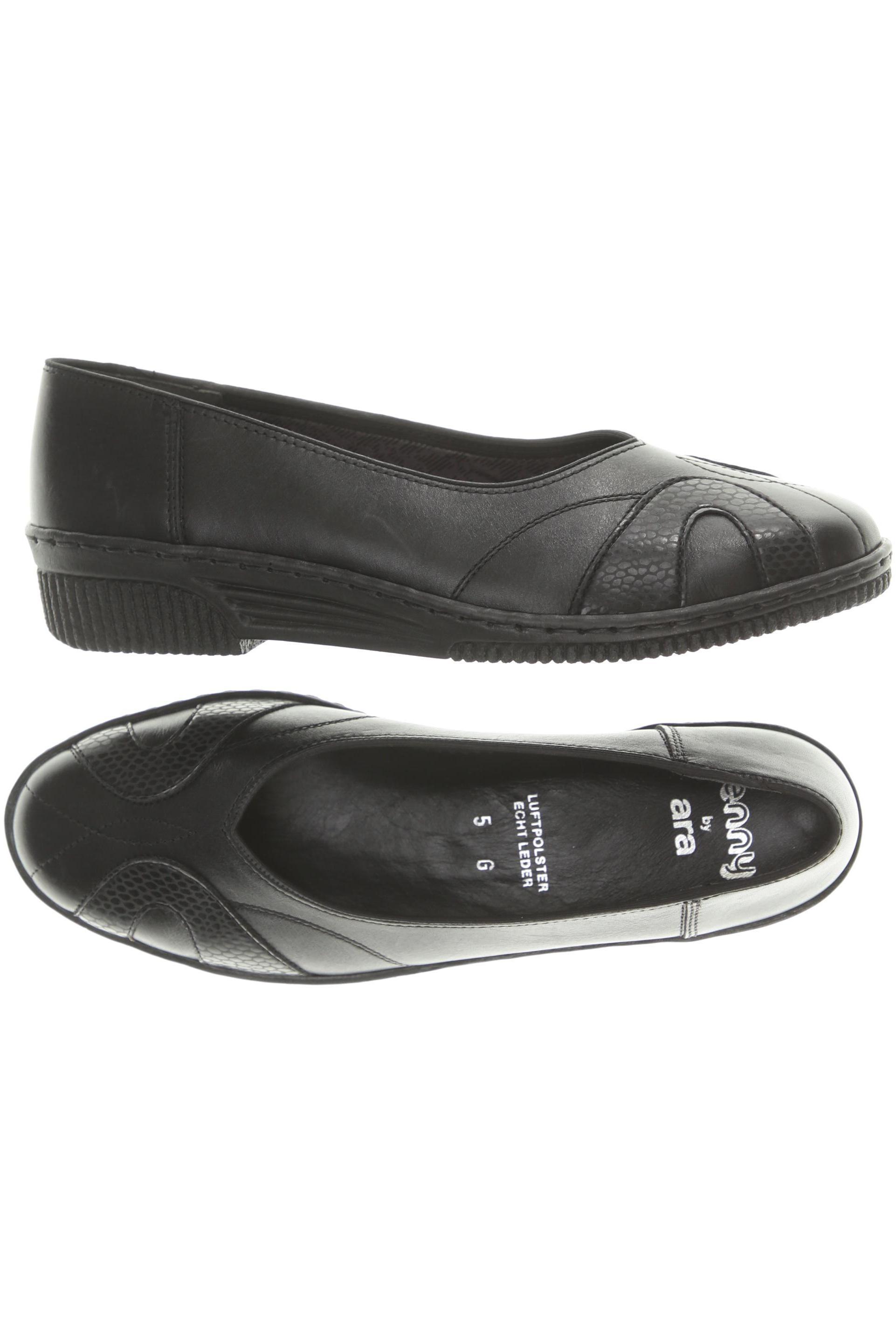 

Ara Damen Halbschuh, schwarz, Gr. 5