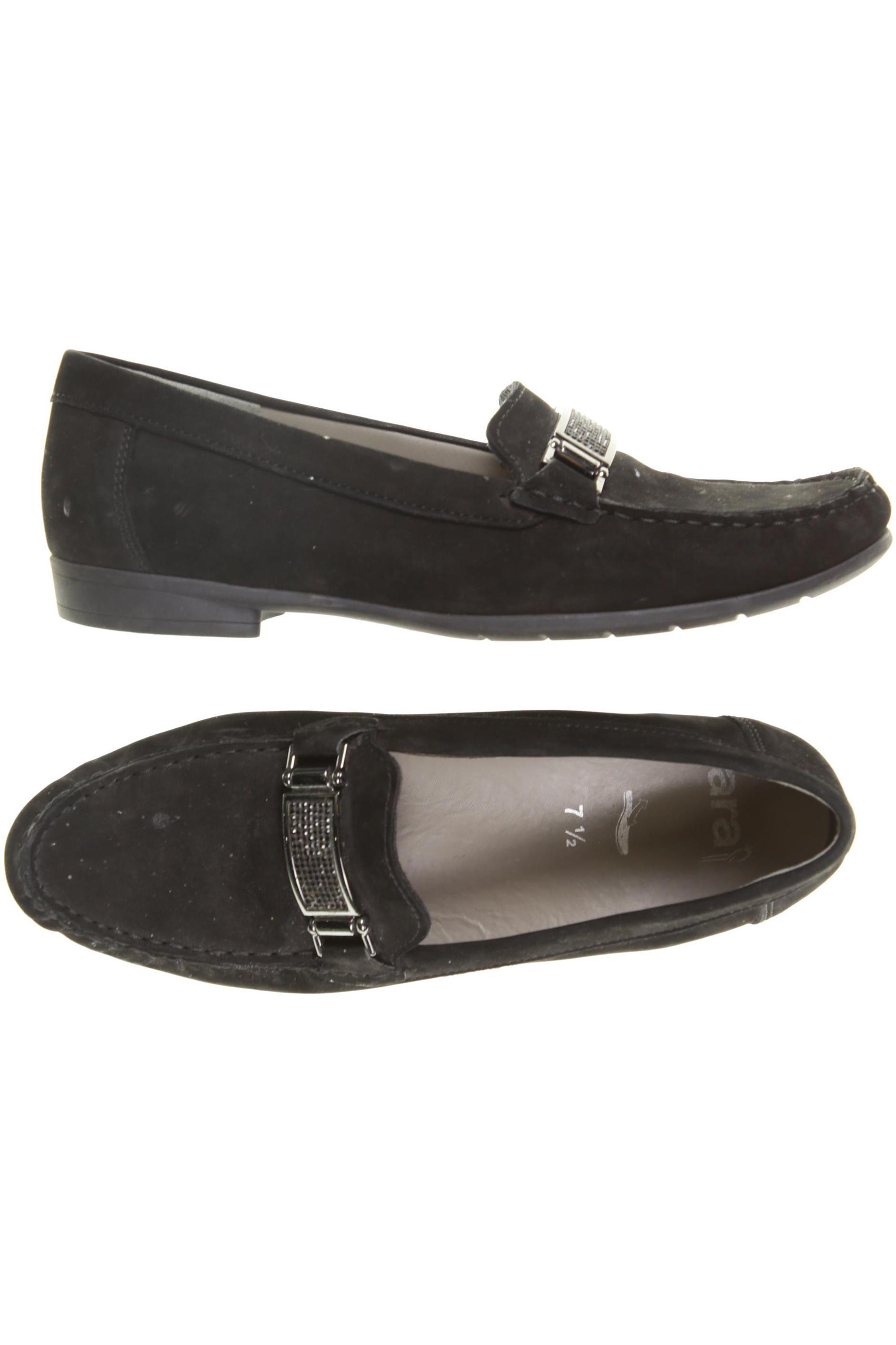 

Ara Damen Halbschuh, schwarz, Gr. 7.5