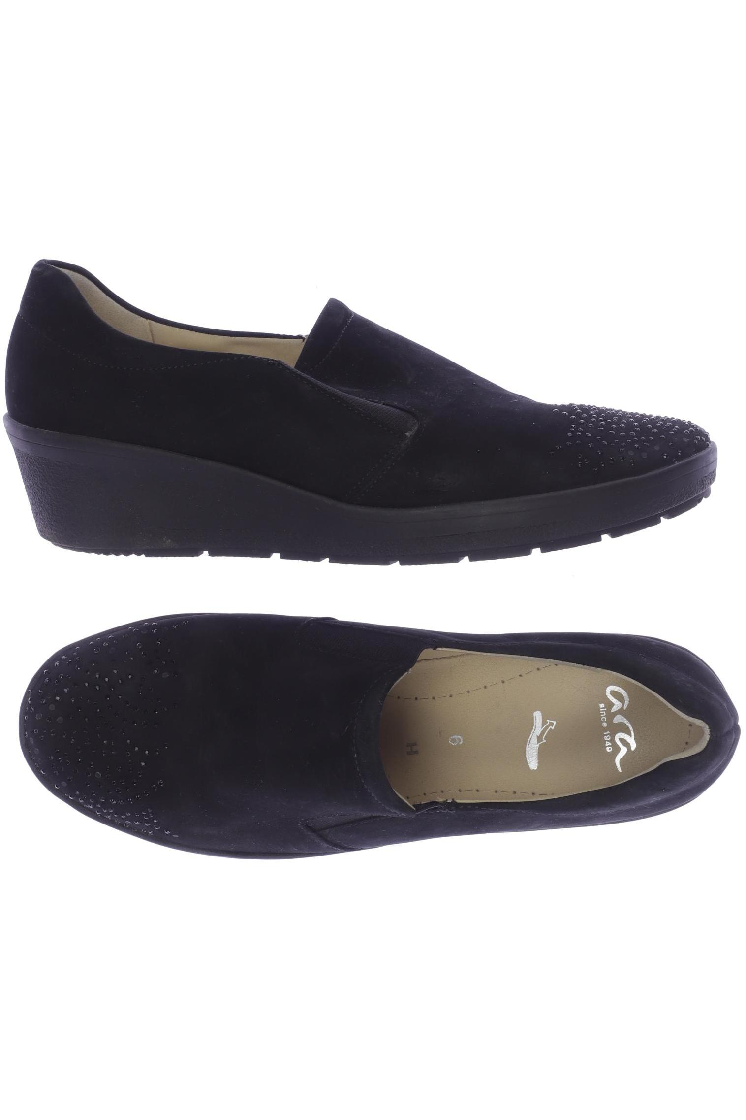 

Ara Damen Halbschuh, schwarz, Gr. 6