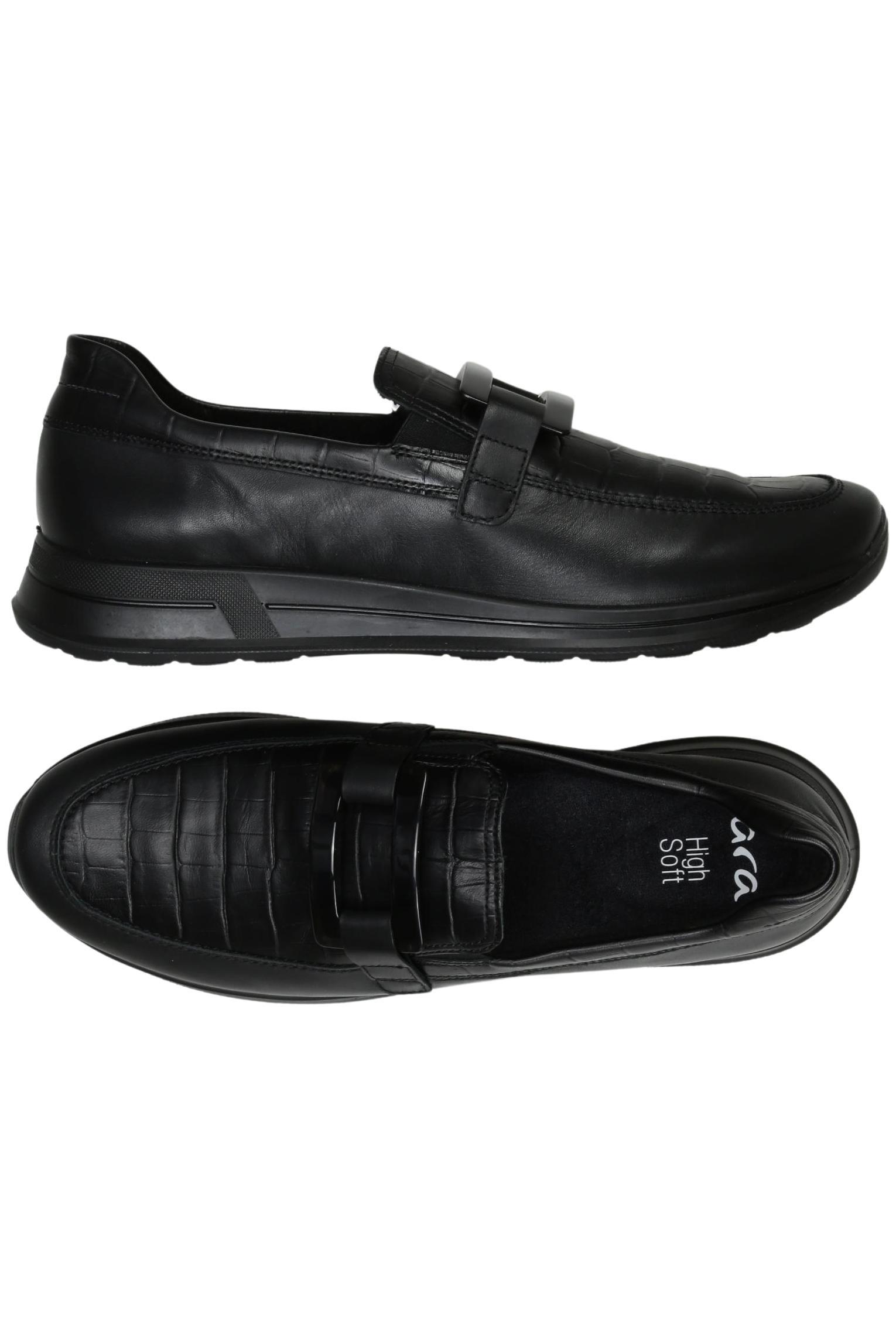 

Ara Damen Halbschuh, schwarz, Gr. 8.5