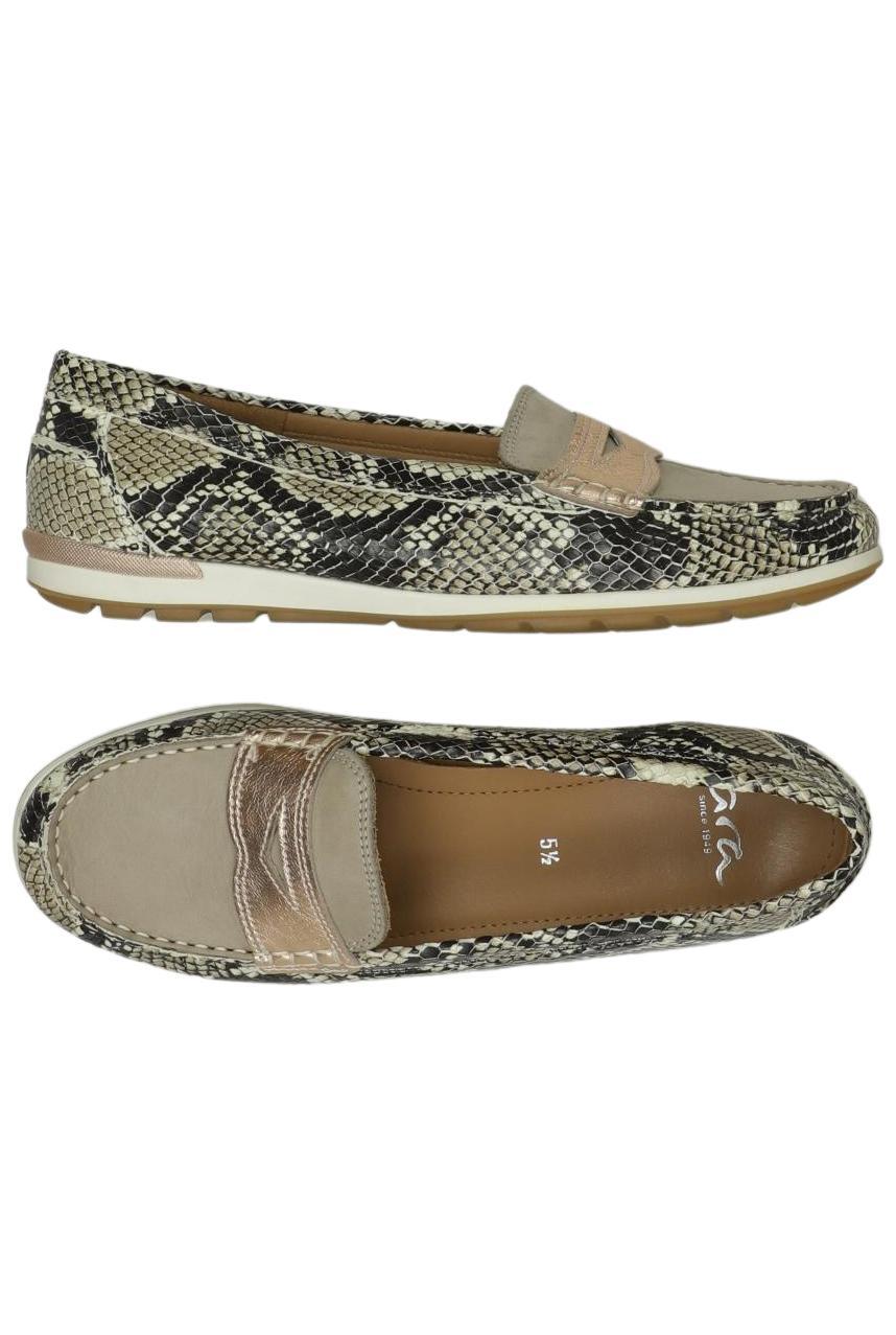 

Ara Damen Halbschuh, beige, Gr. 5.5