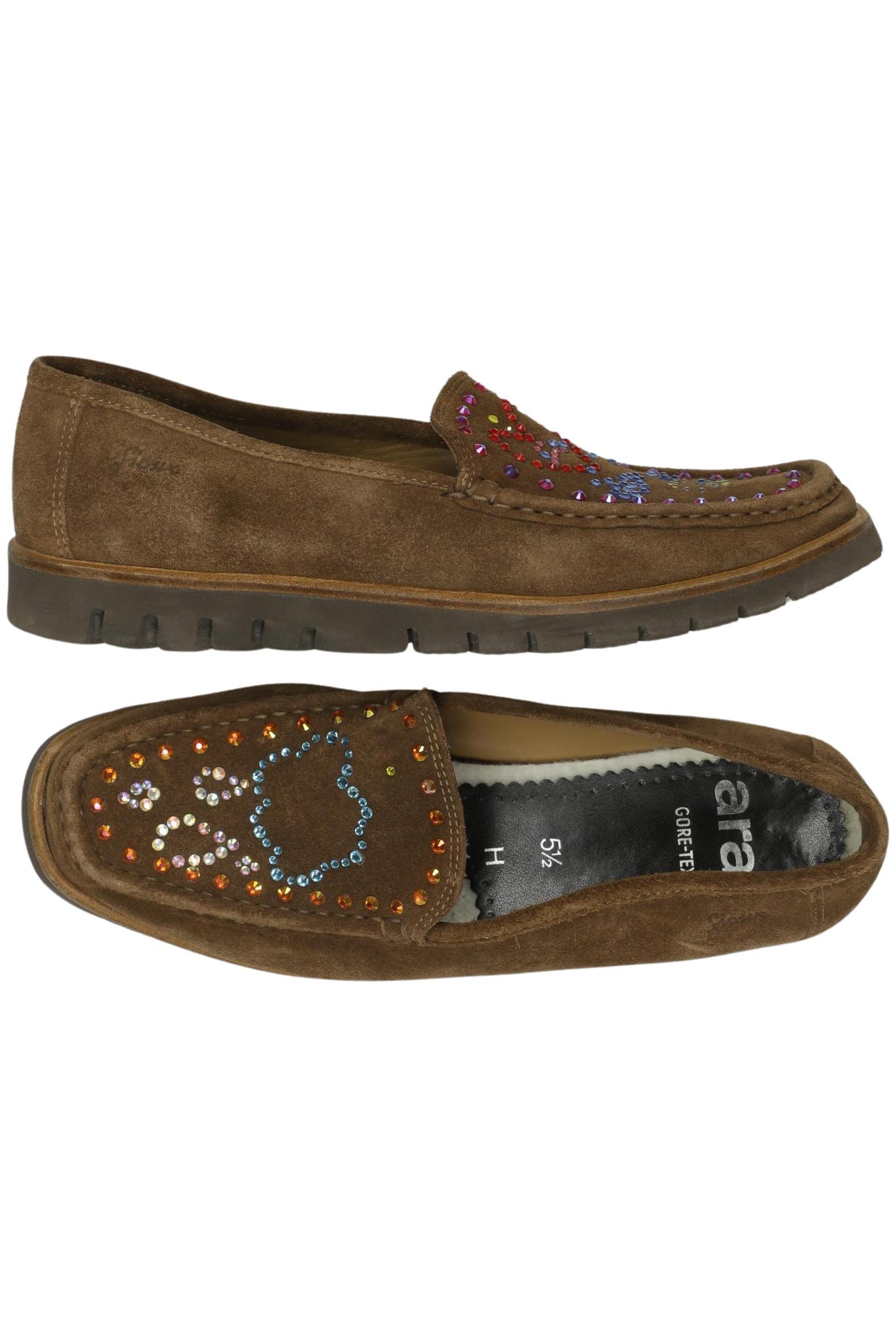 

Ara Damen Halbschuh, braun, Gr. 5.5