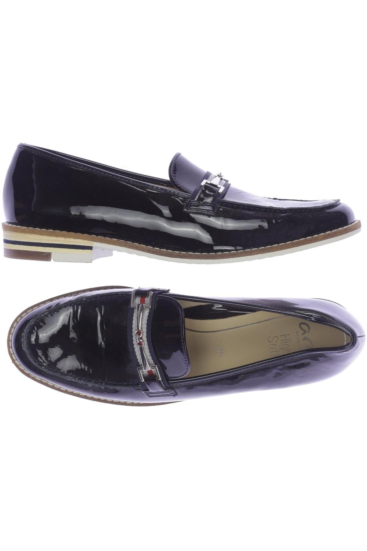 

Ara Damen Halbschuh, marineblau, Gr. 5.5