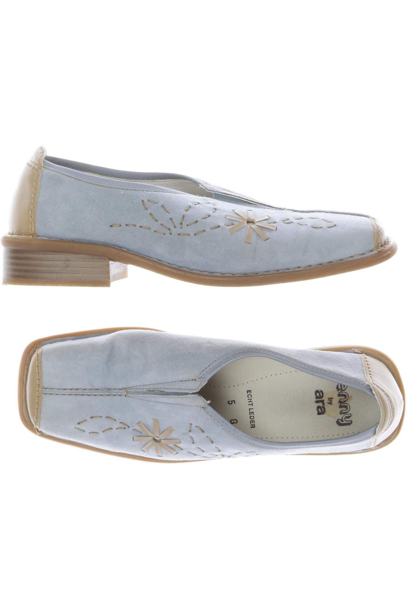 

Ara Damen Halbschuh, hellblau, Gr. 5