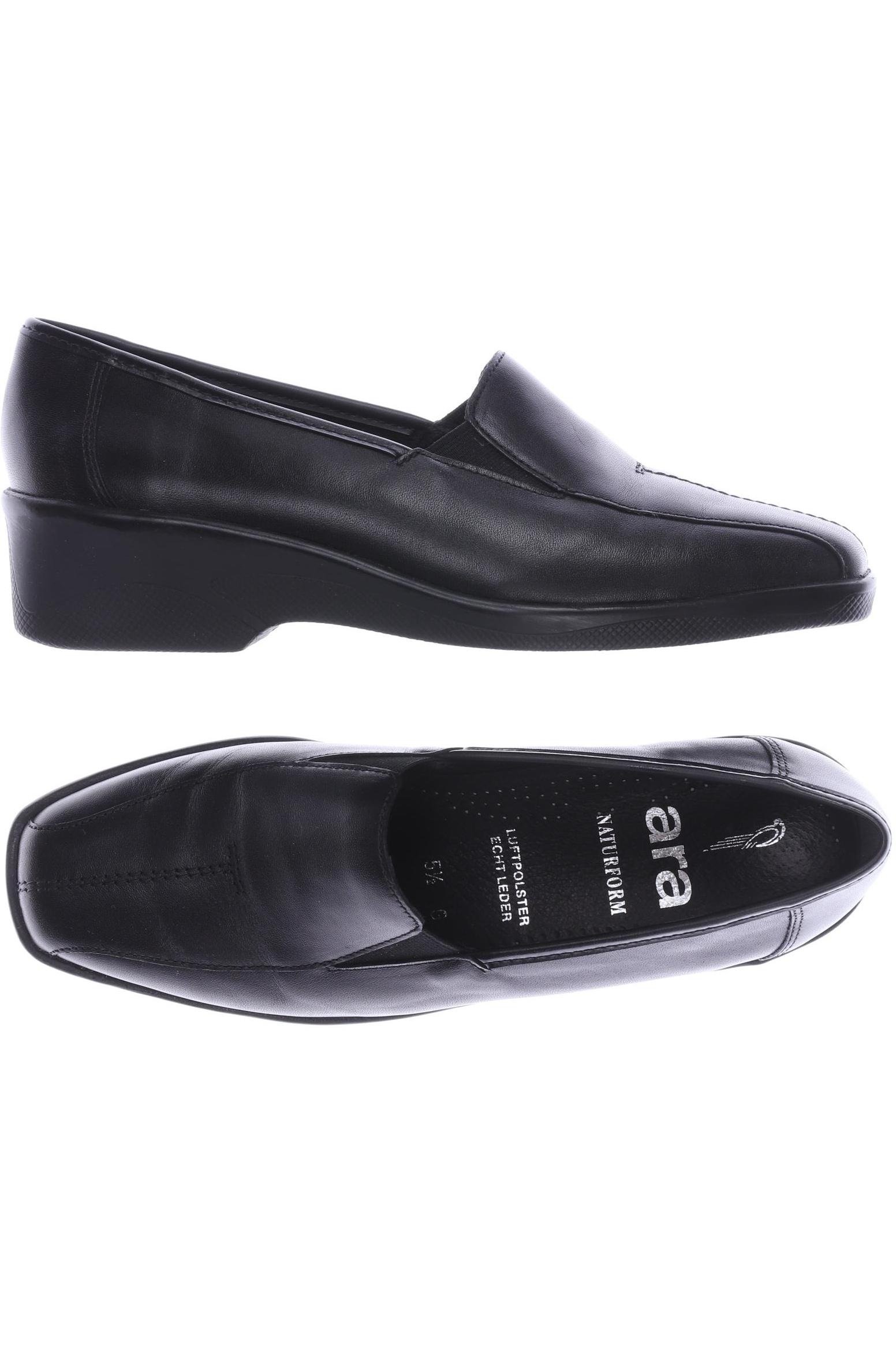 

Ara Damen Halbschuh, schwarz, Gr. 5.5