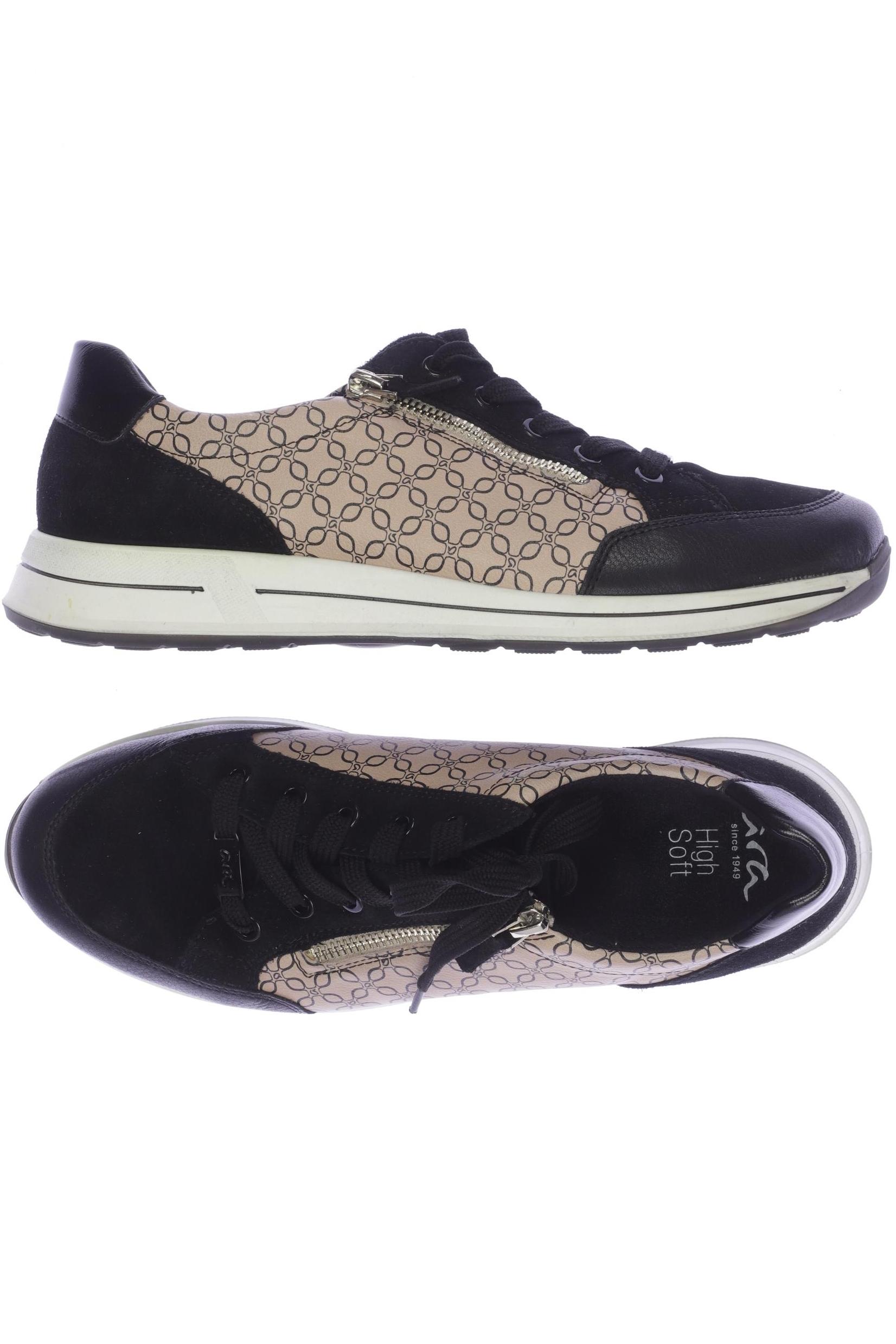 

Ara Damen Halbschuh, schwarz, Gr. 8