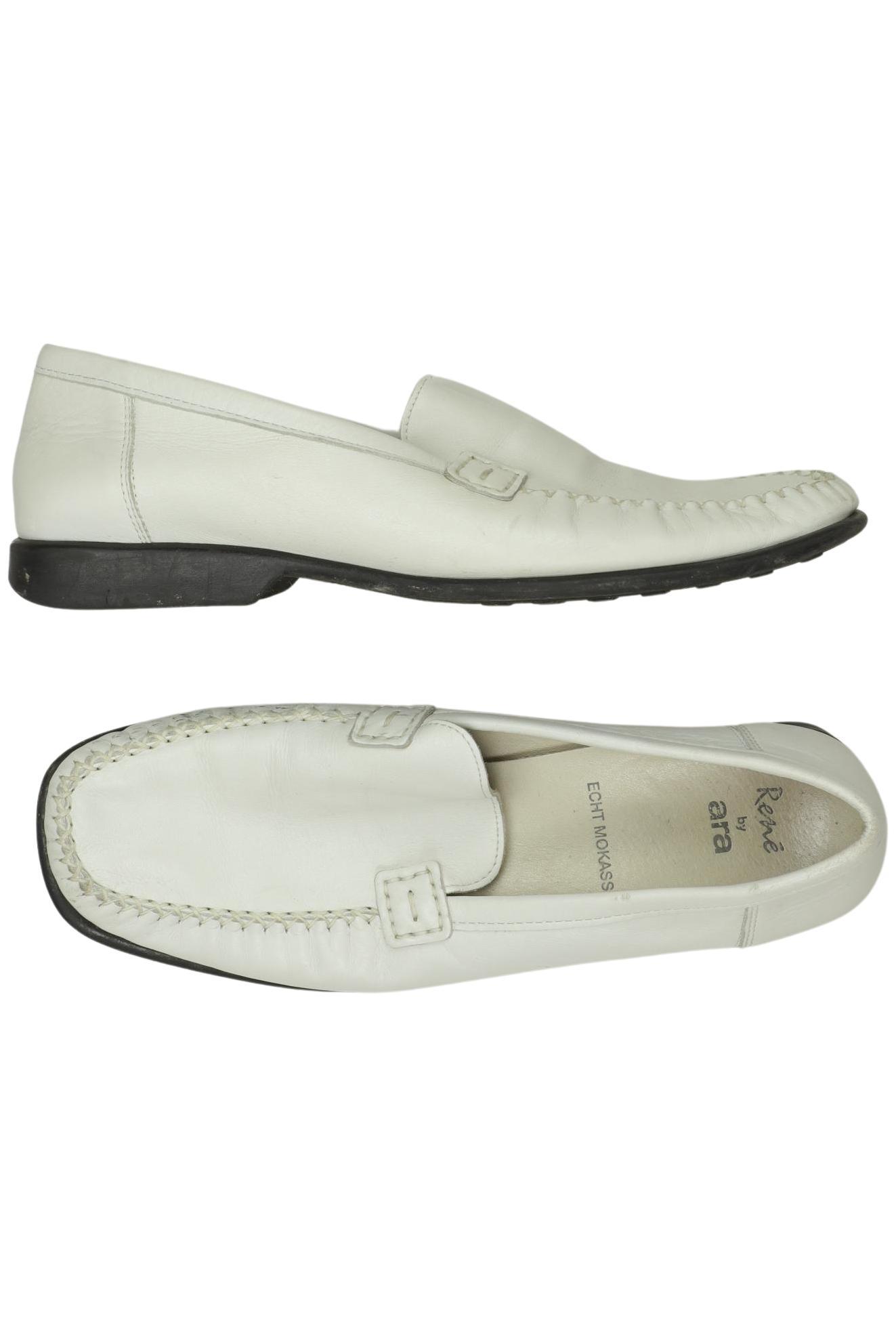 

Ara Damen Halbschuh, weiß, Gr. 7.5