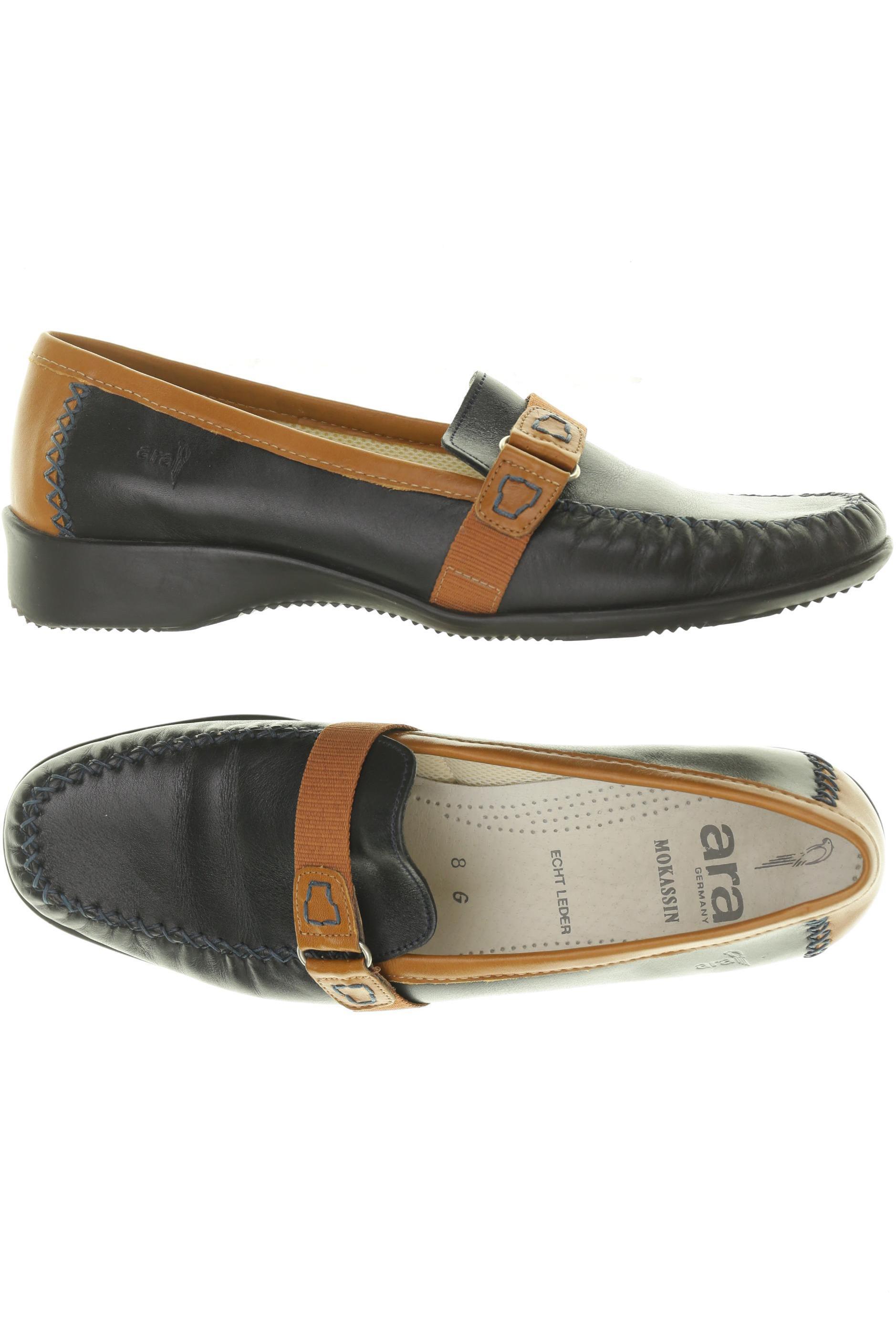 

Ara Damen Halbschuh, schwarz, Gr. 8