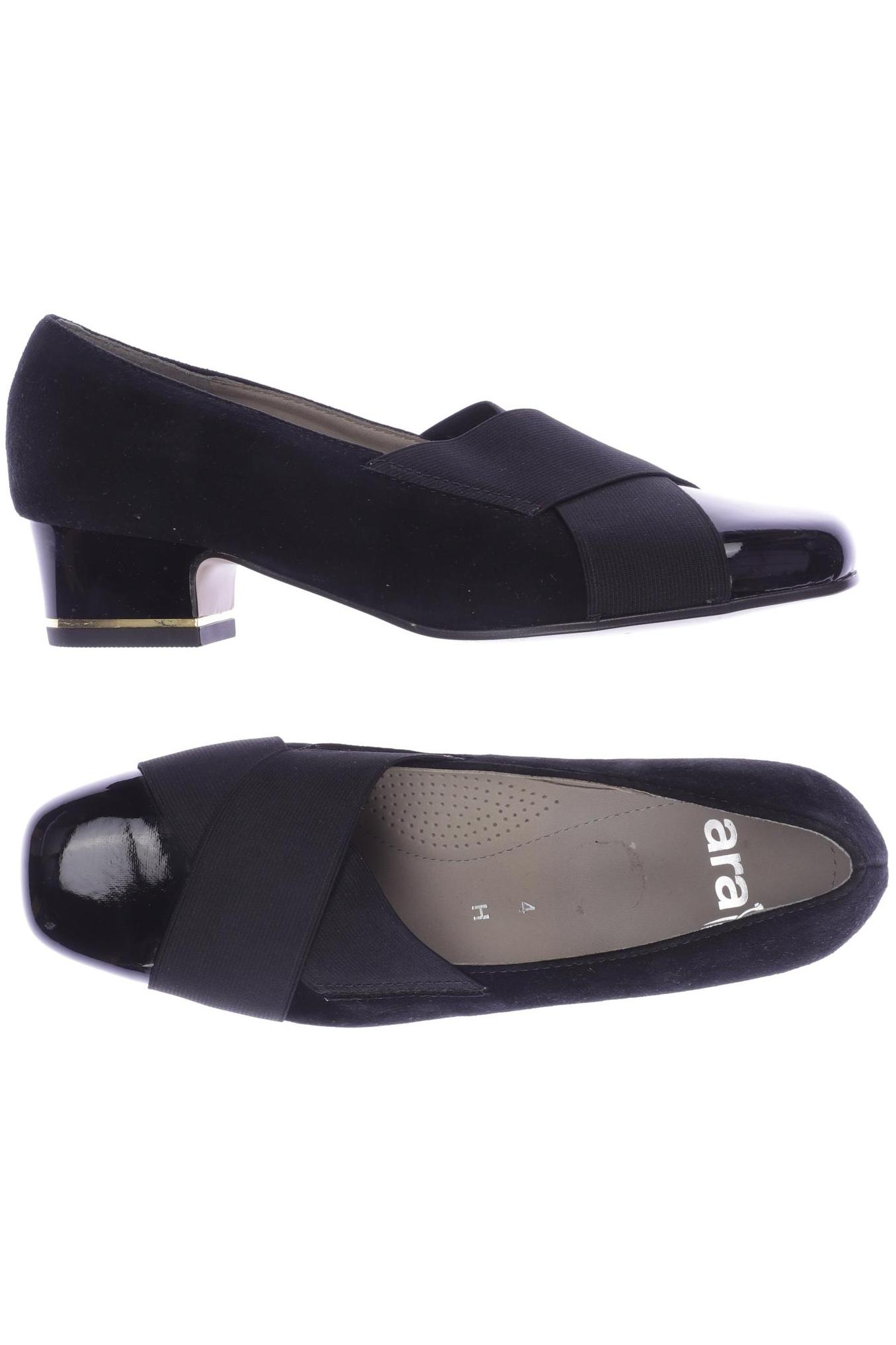 

Ara Damen Halbschuh, schwarz, Gr. 4