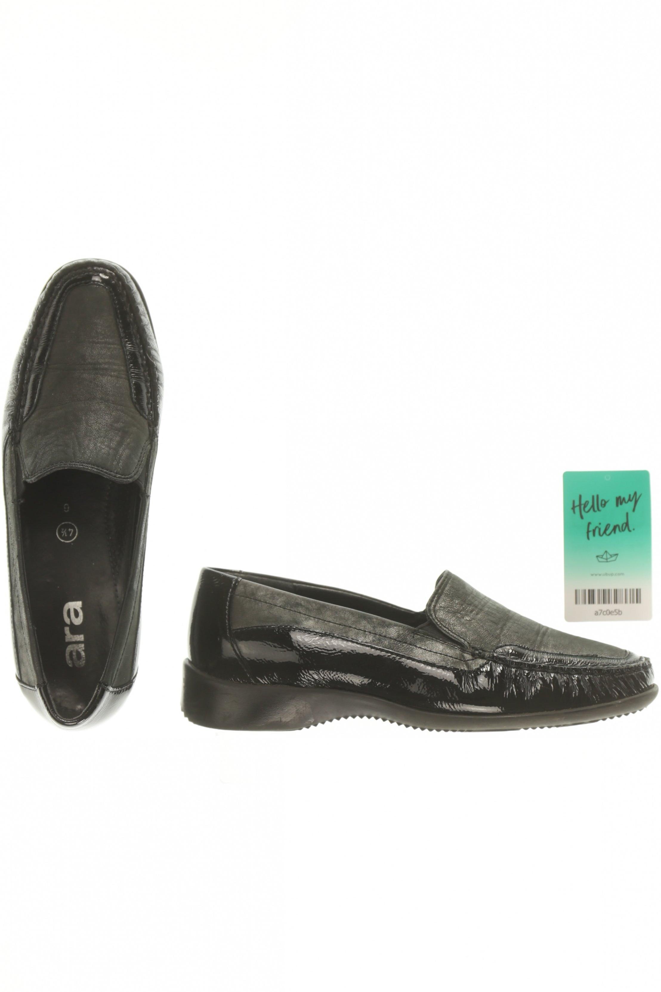 

Ara Damen Halbschuh, schwarz, Gr. 4.5