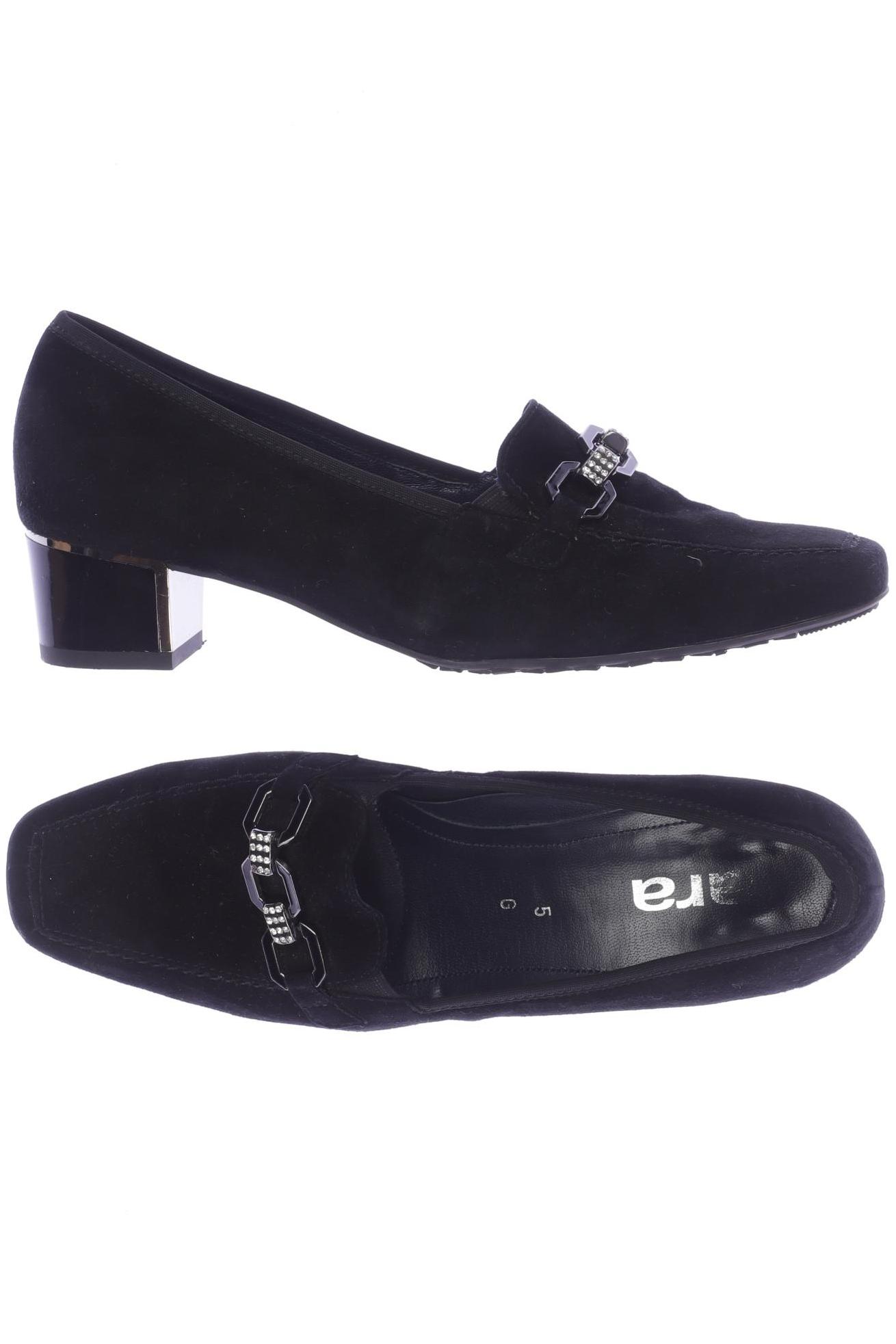 

Ara Damen Halbschuh, schwarz, Gr. 5