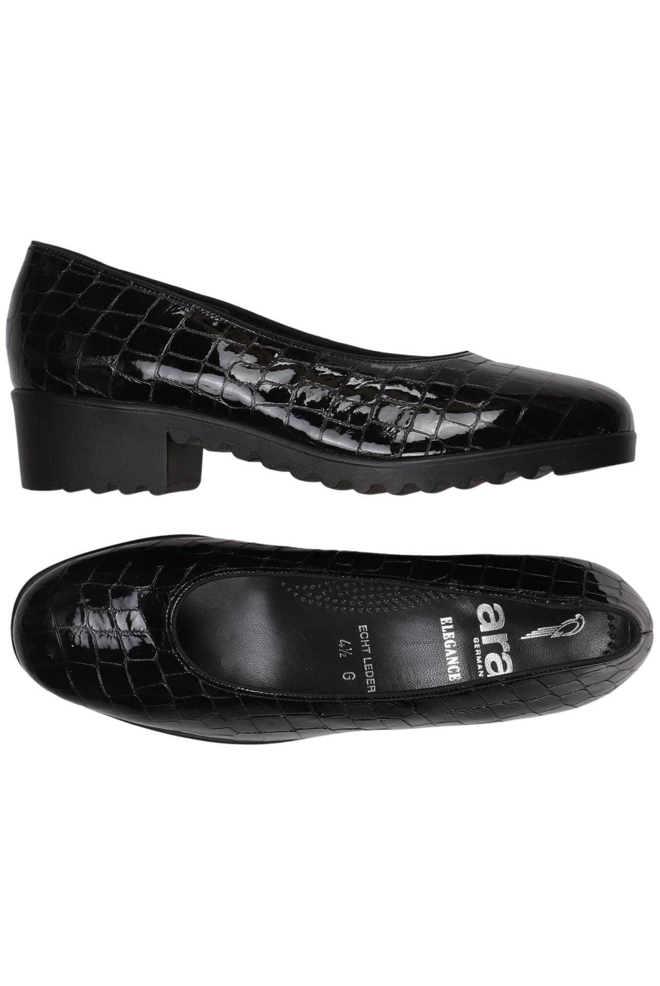 

Ara Damen Halbschuh, schwarz, Gr. 4.5