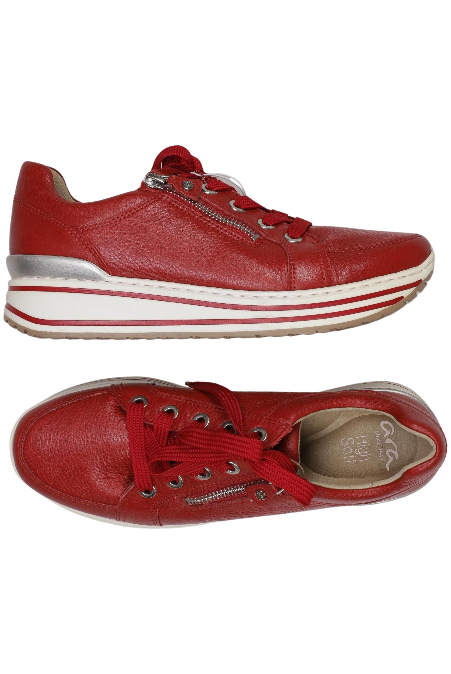 

Ara Damen Halbschuh, rot, Gr. 5.5