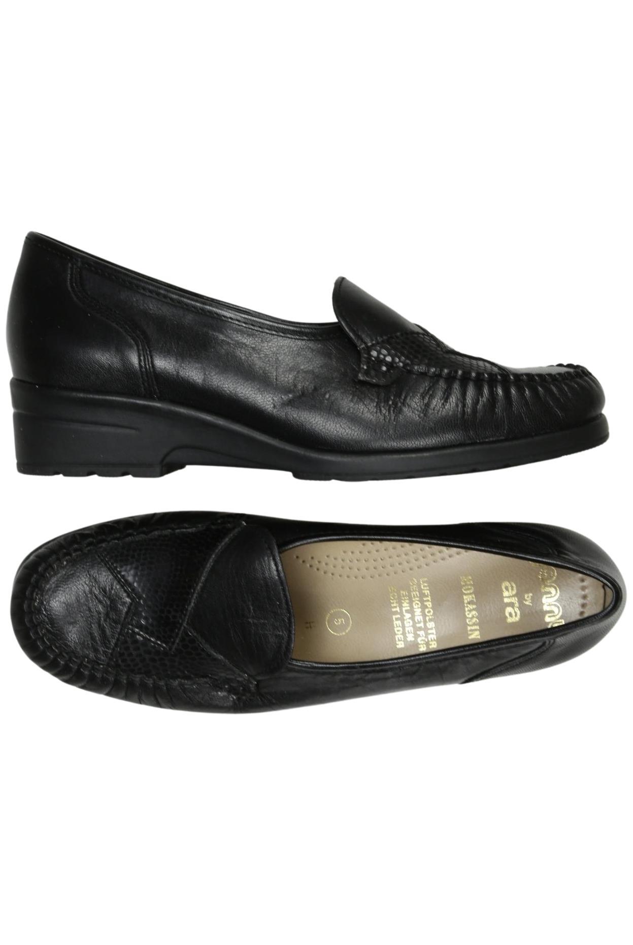 

Ara Damen Halbschuh, schwarz, Gr. 5
