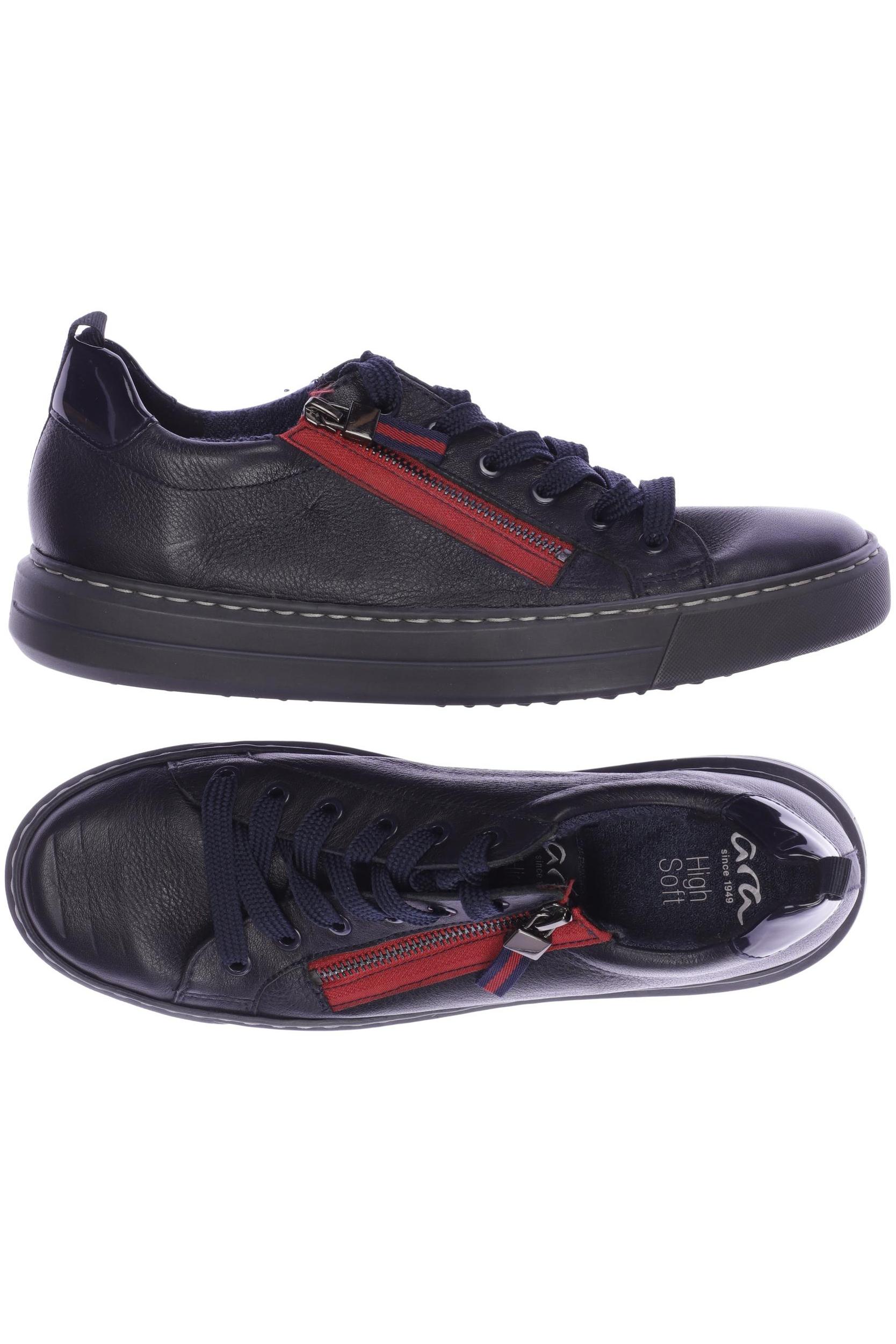 

Ara Damen Halbschuh, marineblau, Gr. 7.5
