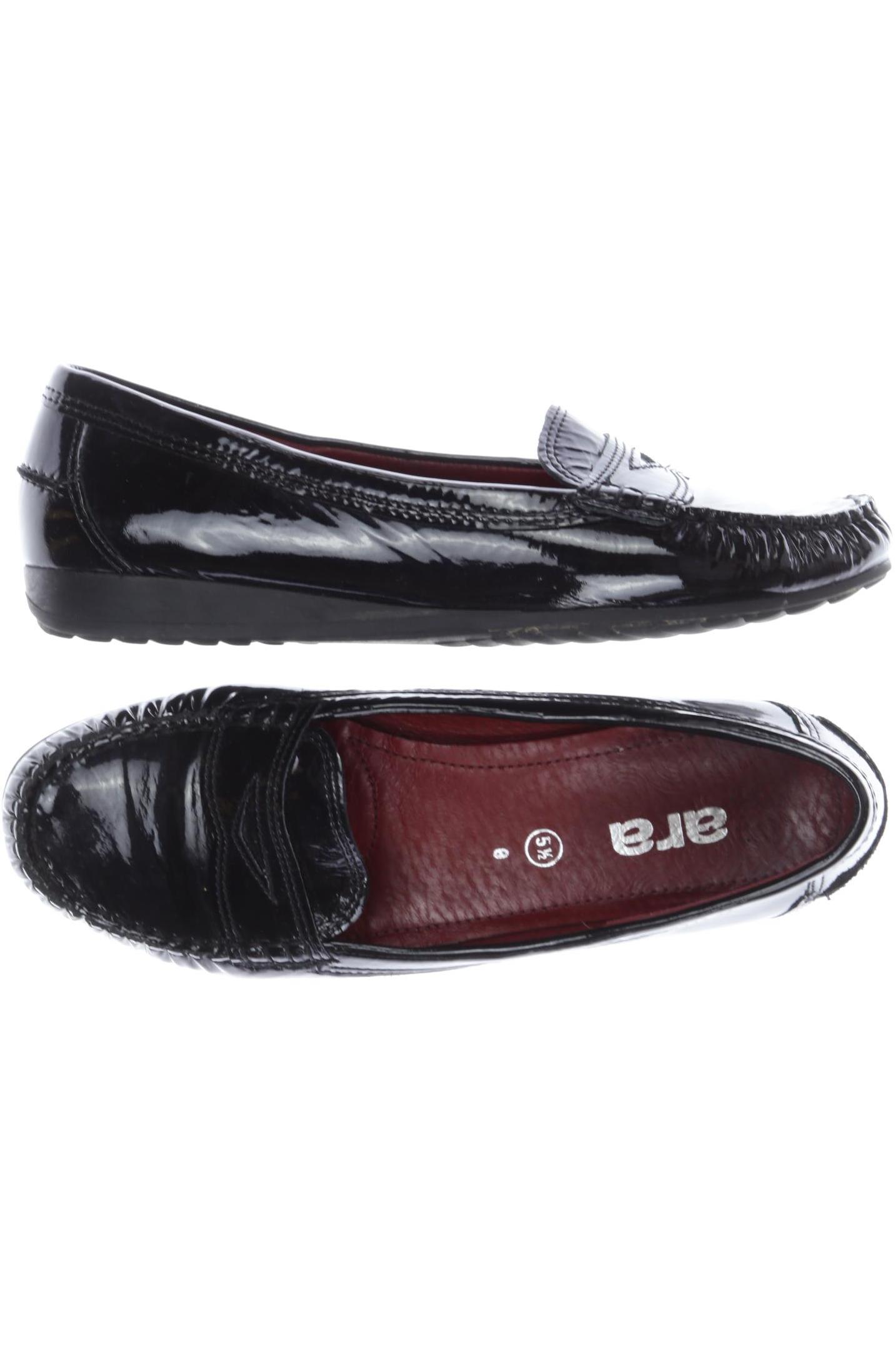 

Ara Damen Halbschuh, schwarz, Gr. 38.5