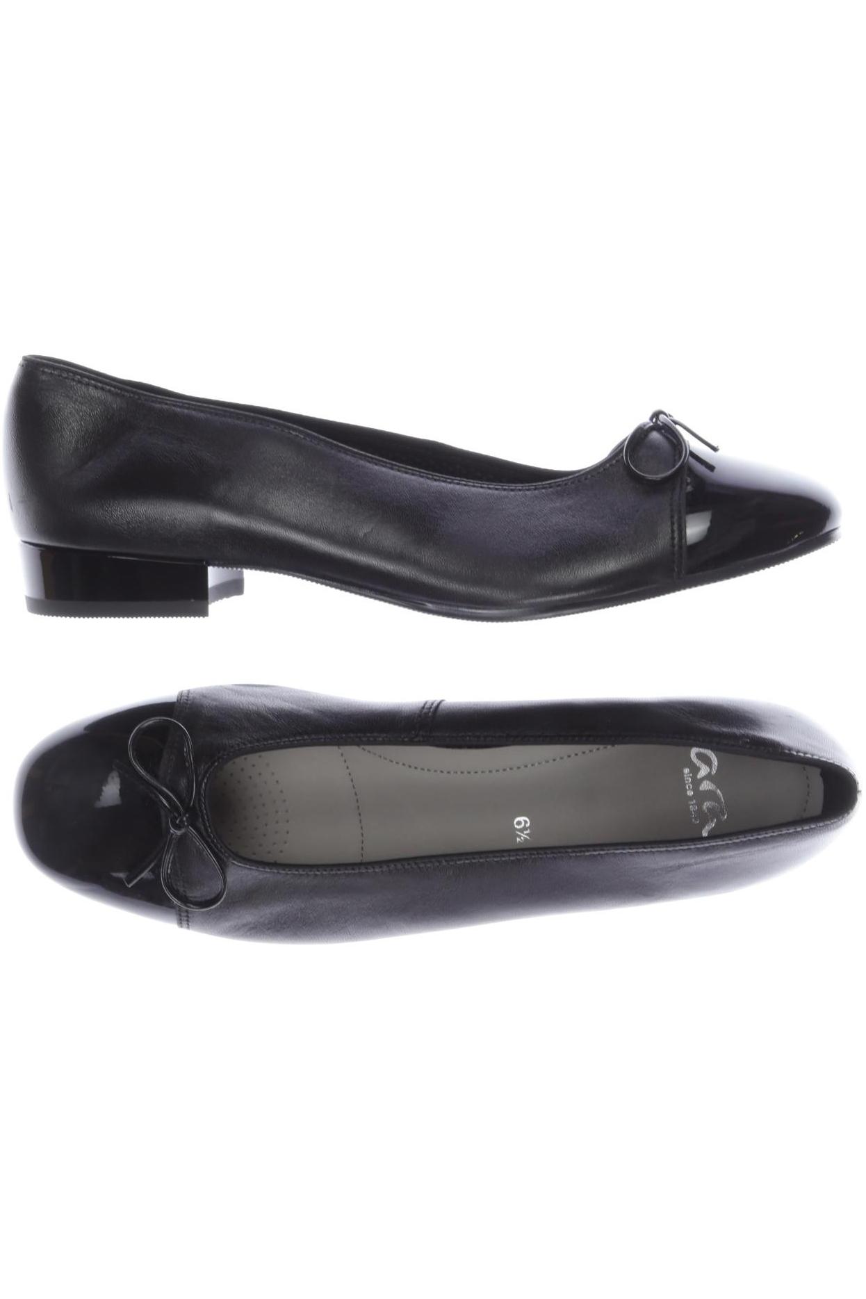 

Ara Damen Halbschuh, schwarz, Gr. 6.5