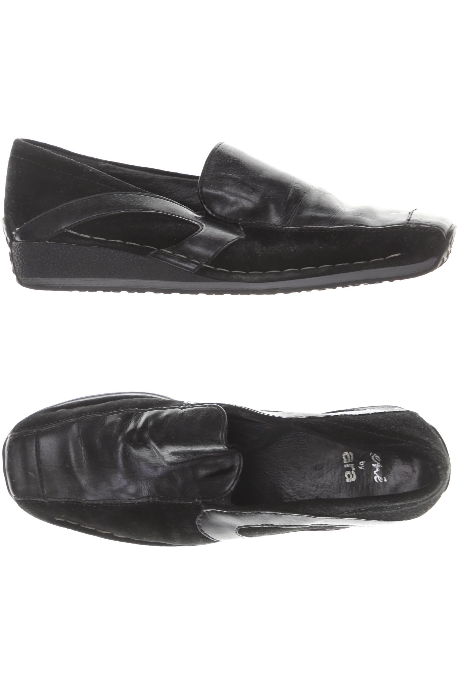 

Ara Damen Halbschuh, schwarz, Gr. 4.5