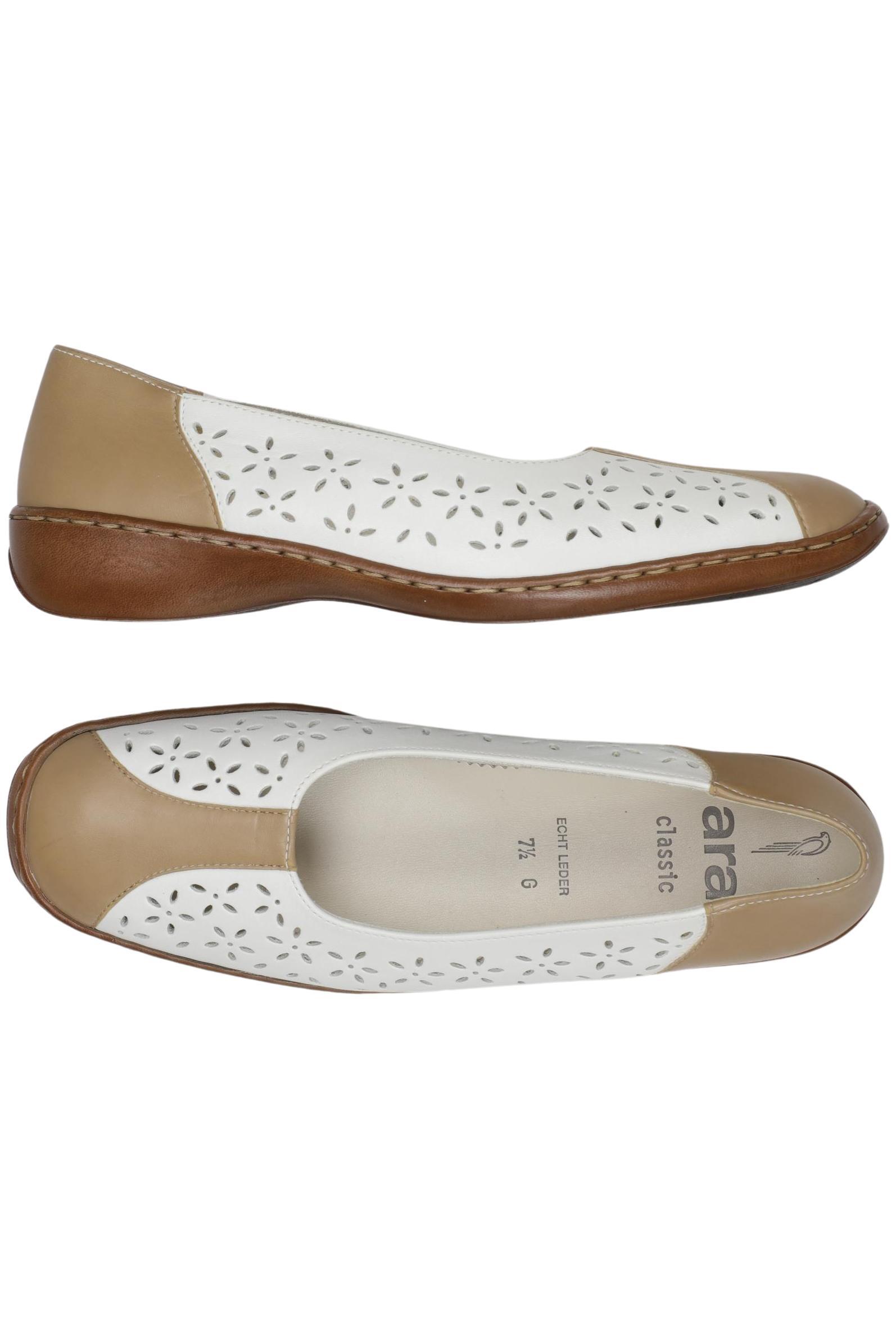 

Ara Damen Halbschuh, weiß, Gr. 7.5