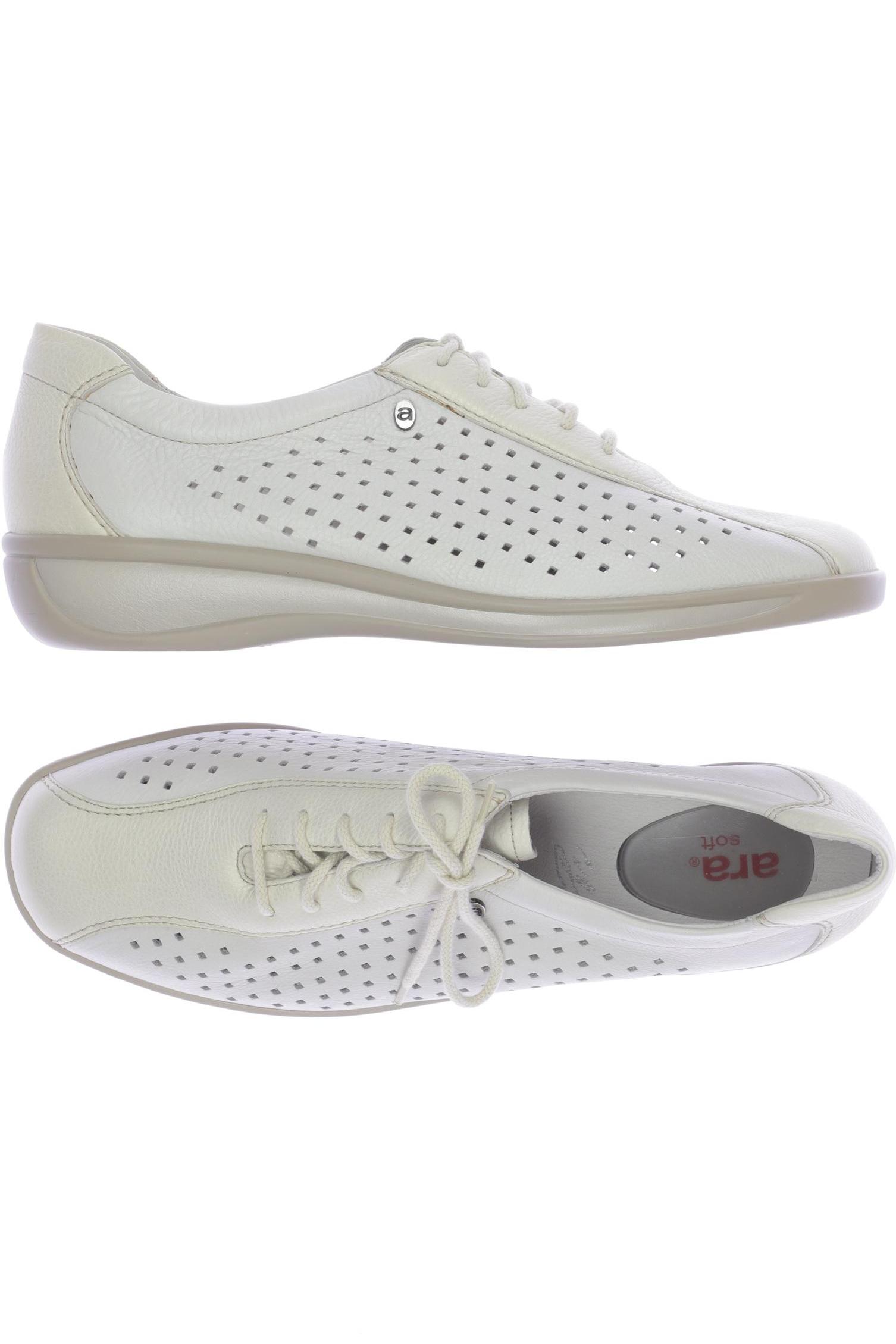 

Ara Damen Halbschuh, cremeweiß, Gr. 7.5