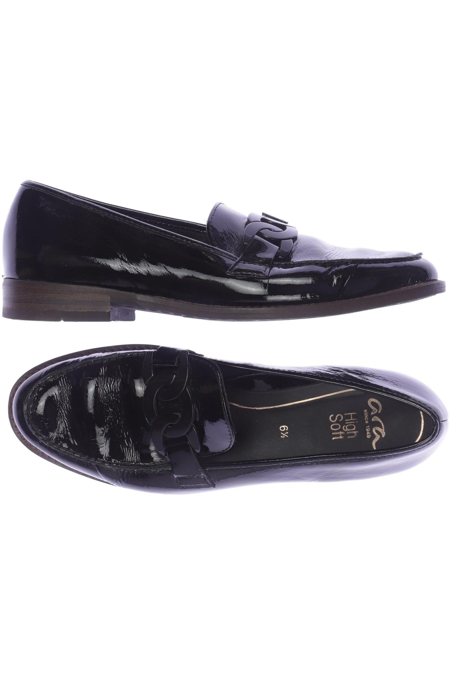 

Ara Damen Halbschuh, schwarz, Gr. 6.5