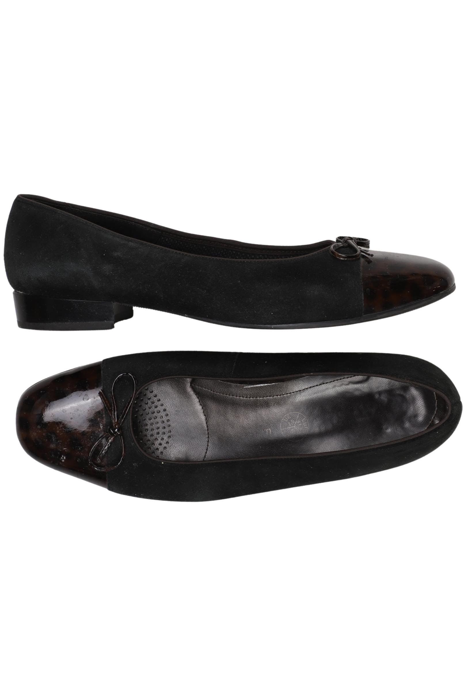 

Ara Damen Halbschuh, schwarz, Gr. 7.5