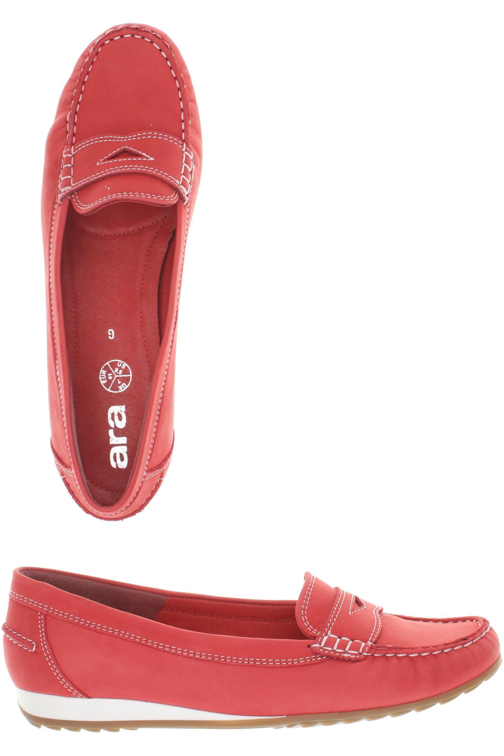 

Ara Damen Halbschuh, rot, Gr. 41