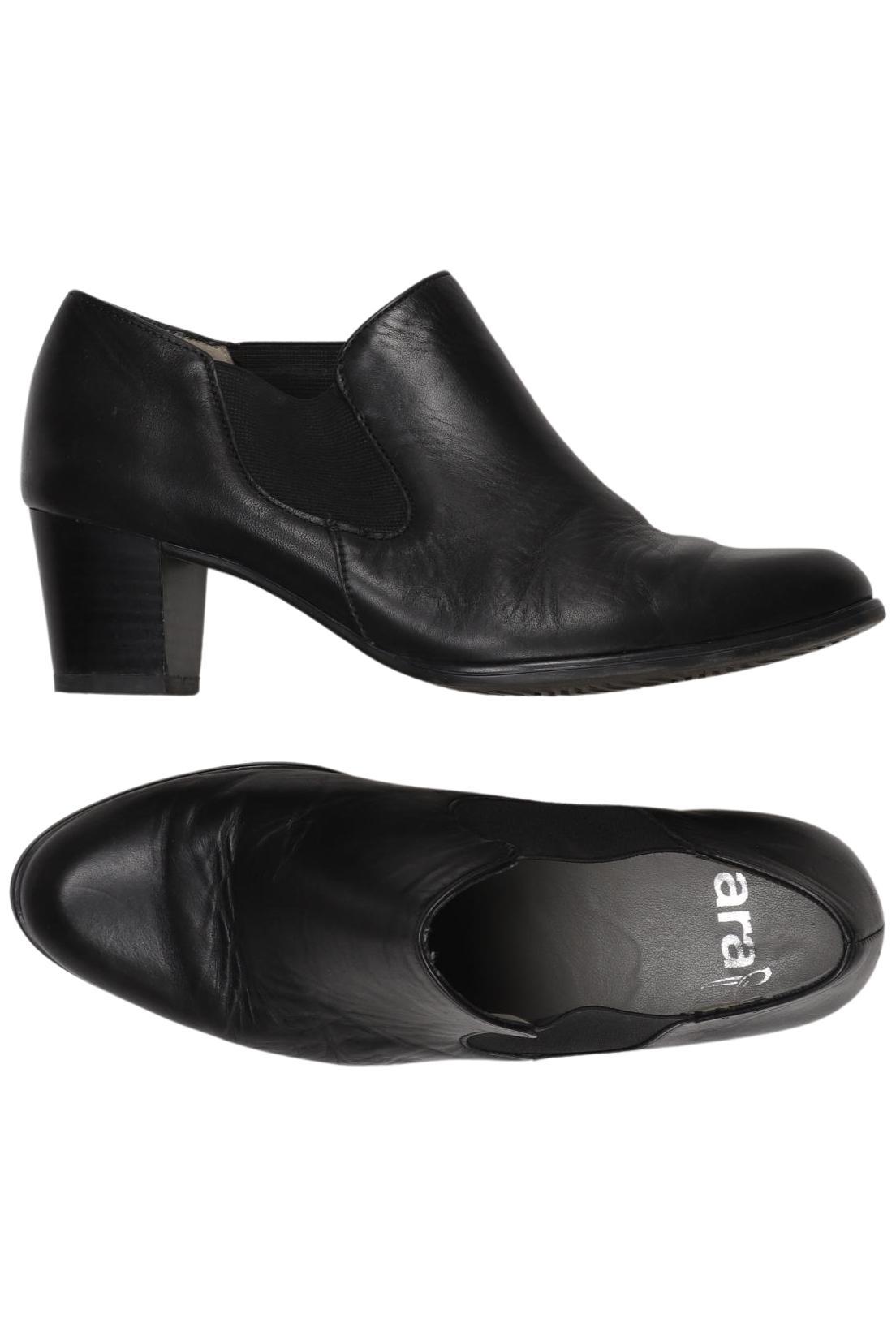 

Ara Damen Halbschuh, schwarz, Gr. 3.5