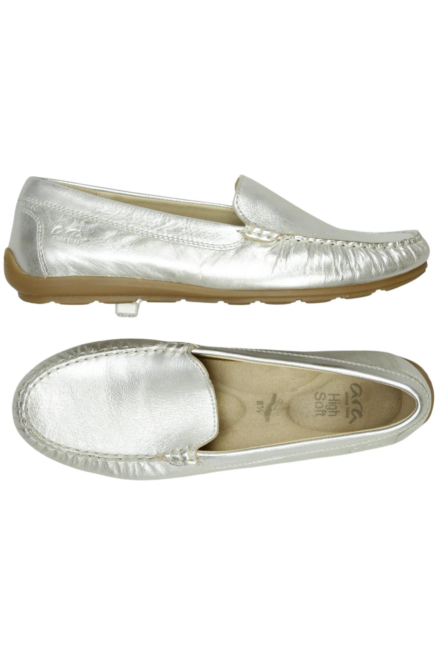 

Ara Damen Halbschuh, silber, Gr. 8.5