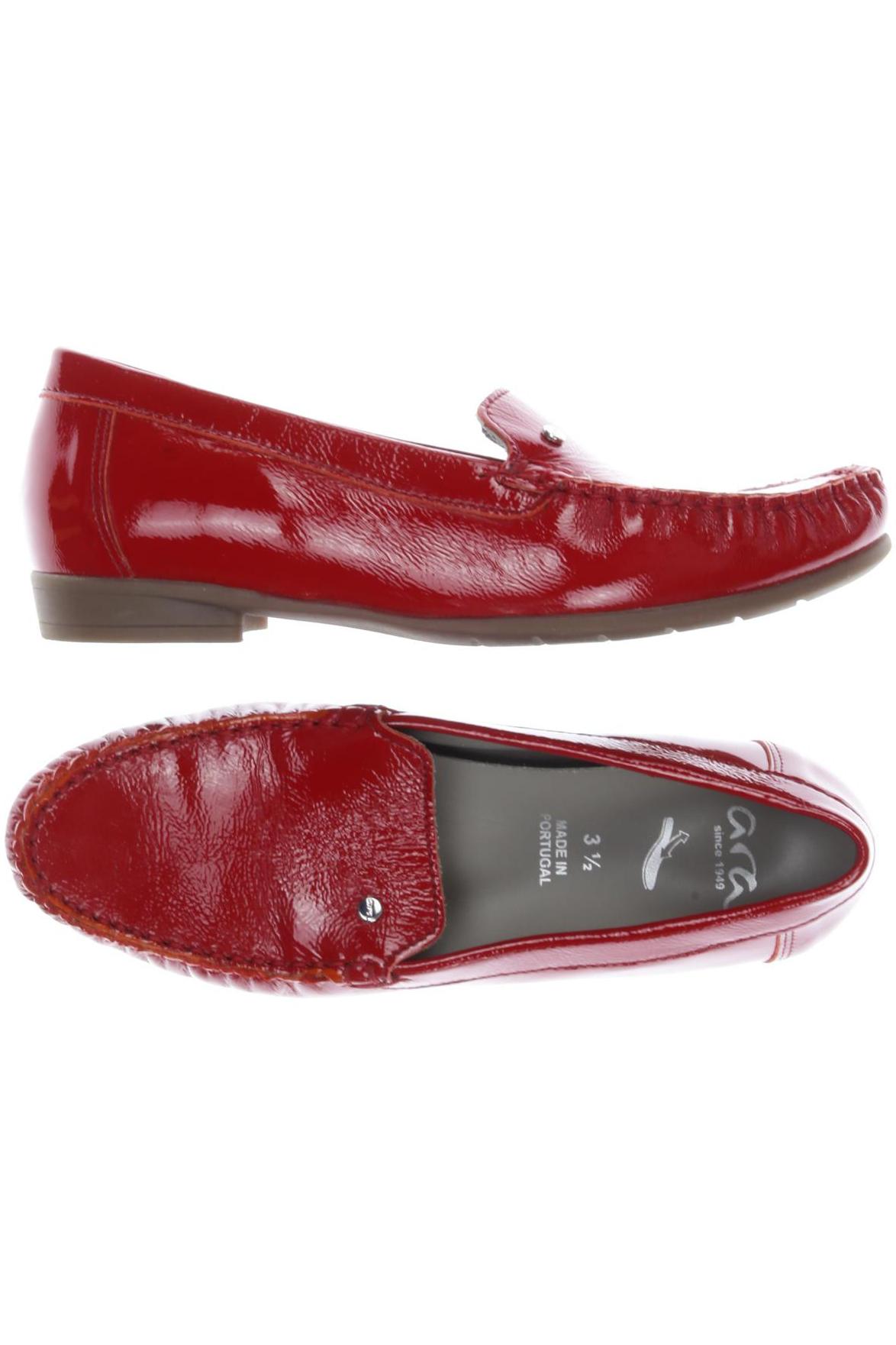 

Ara Damen Halbschuh, rot, Gr. 3.5